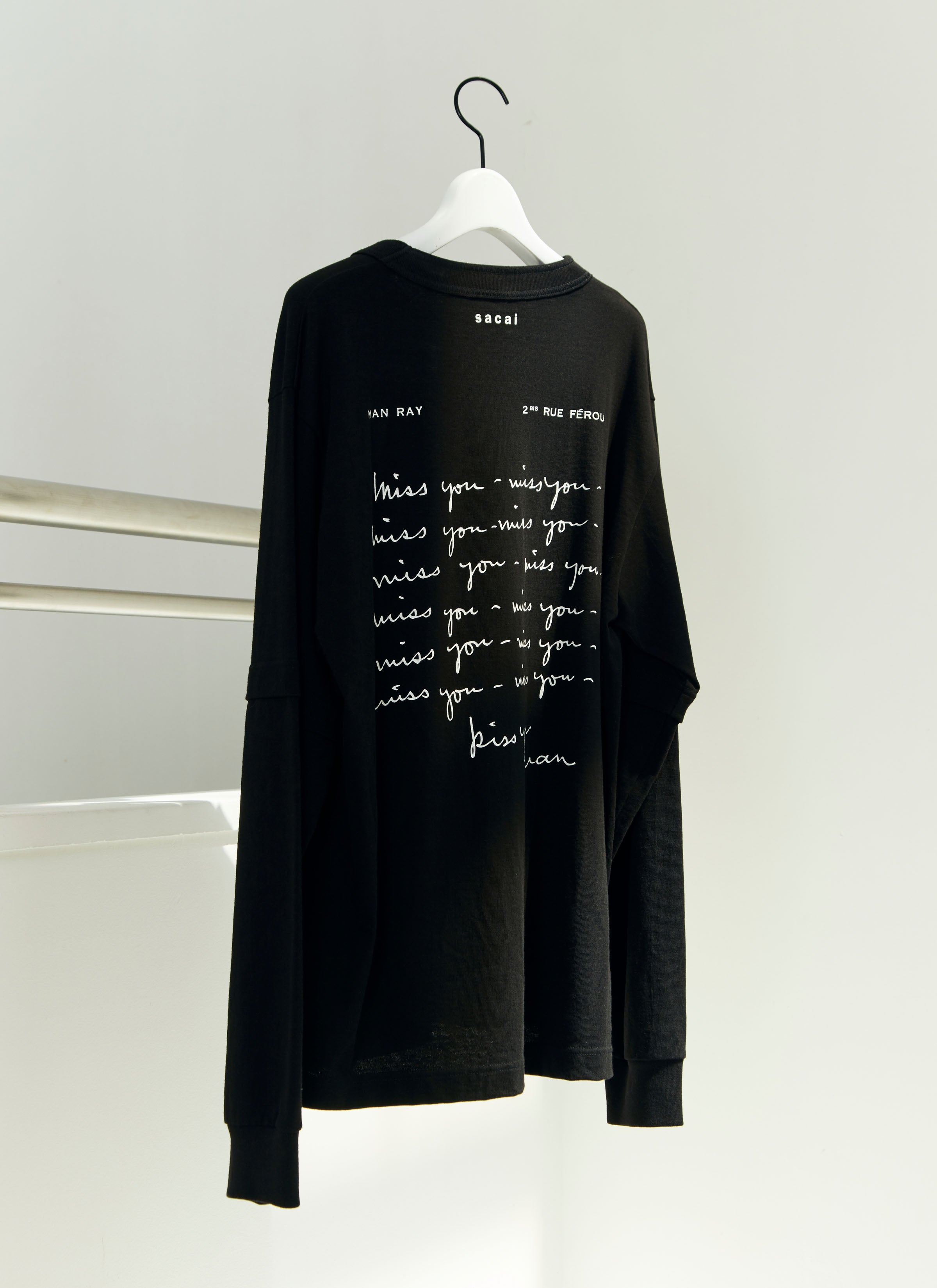 Man Ray Print L/S T-Shirt