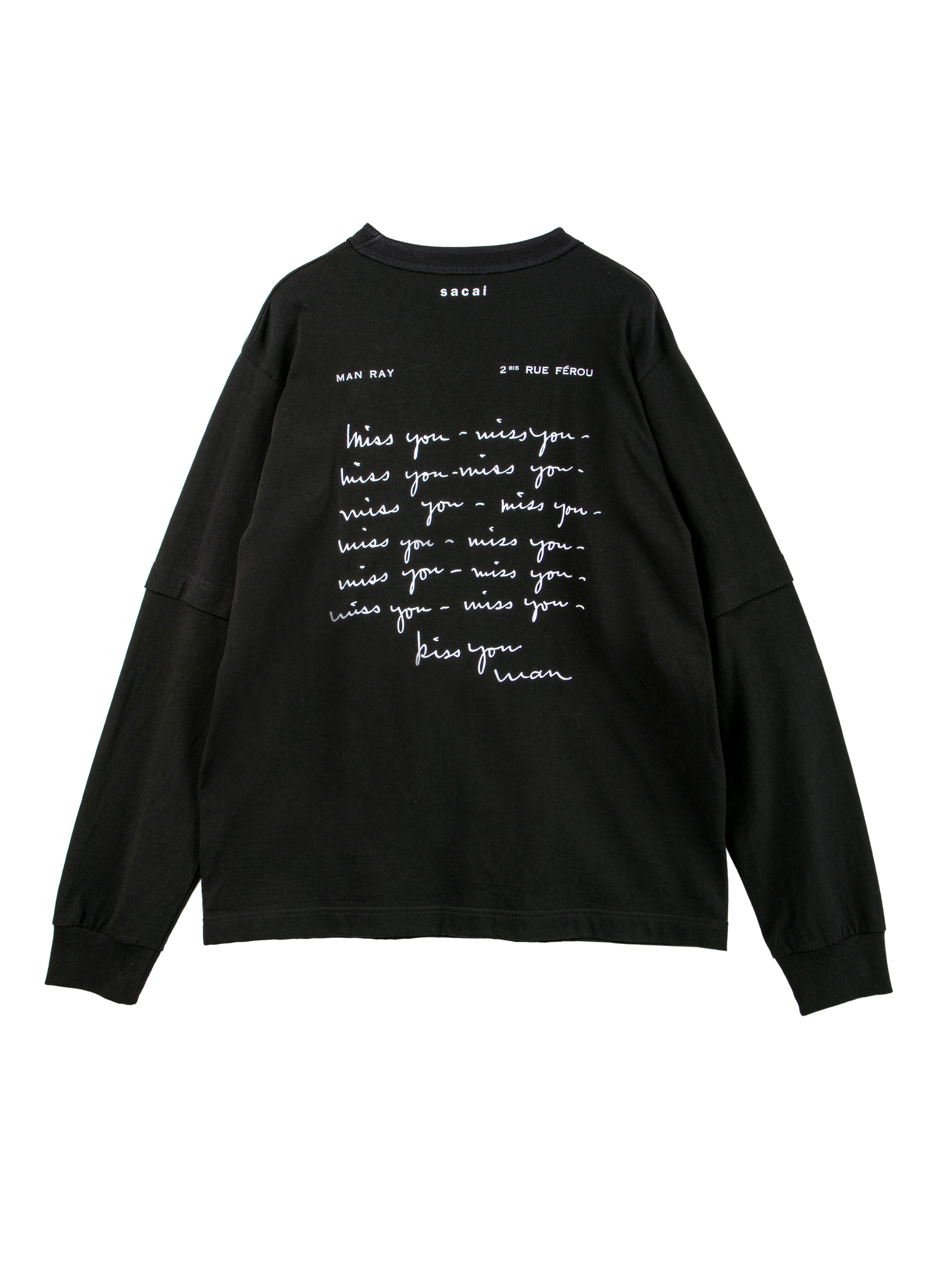 Man Ray Print L/S T-Shirt