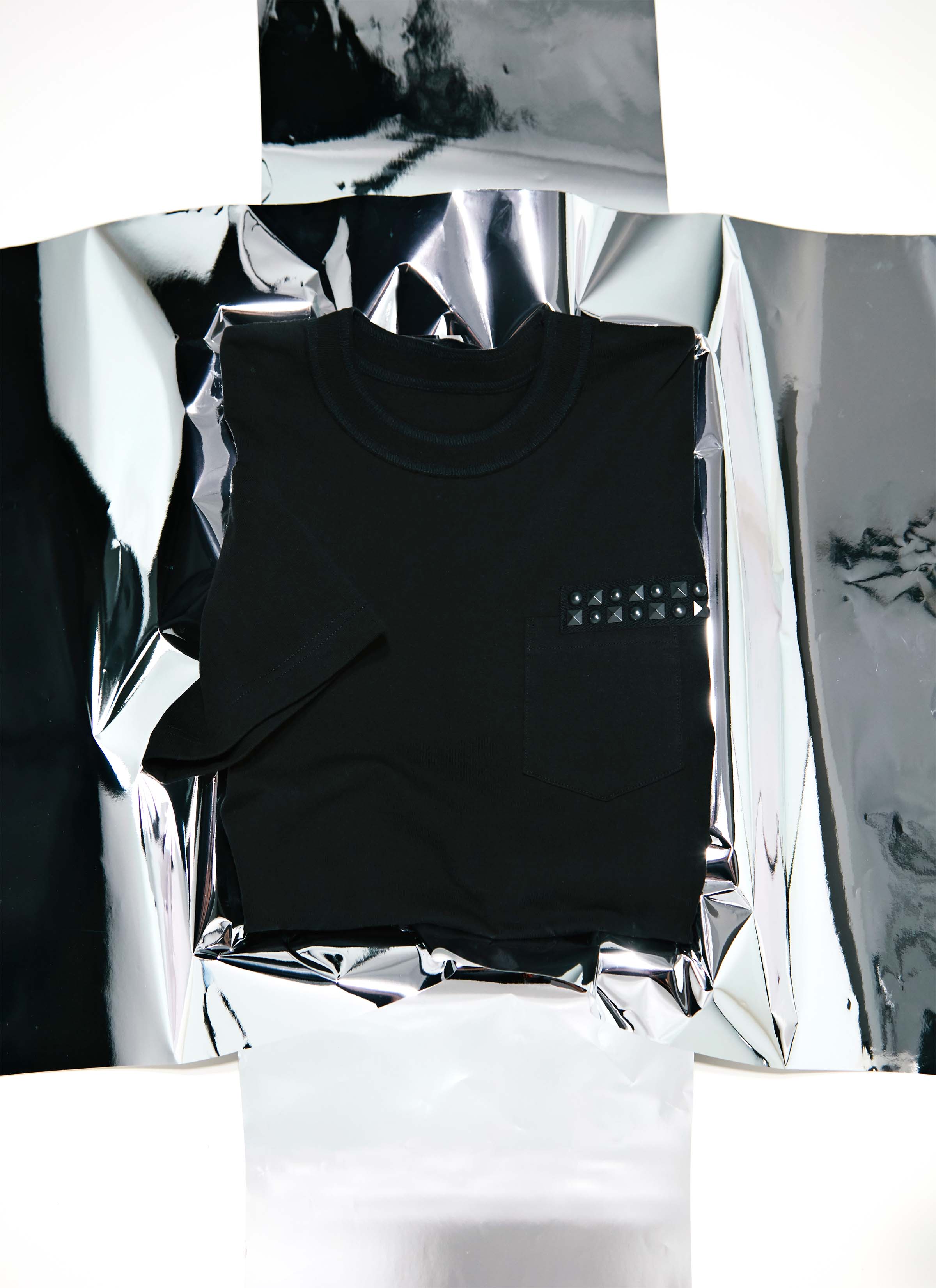 Studded Cotton Jersey T-Shirt