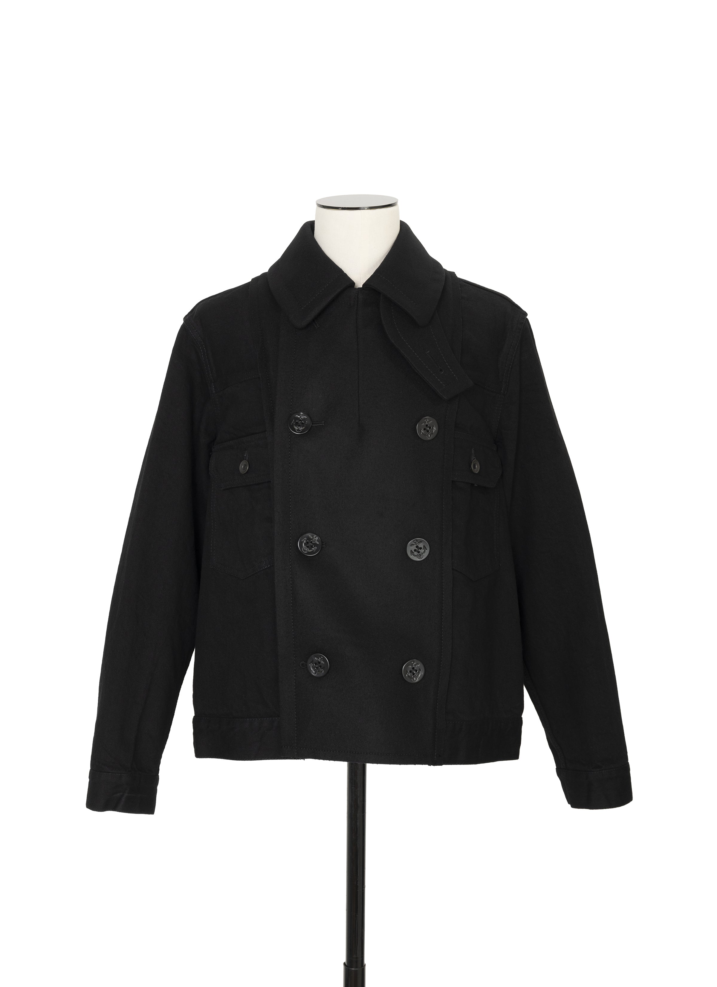 Denim x Wool Melton Jacket