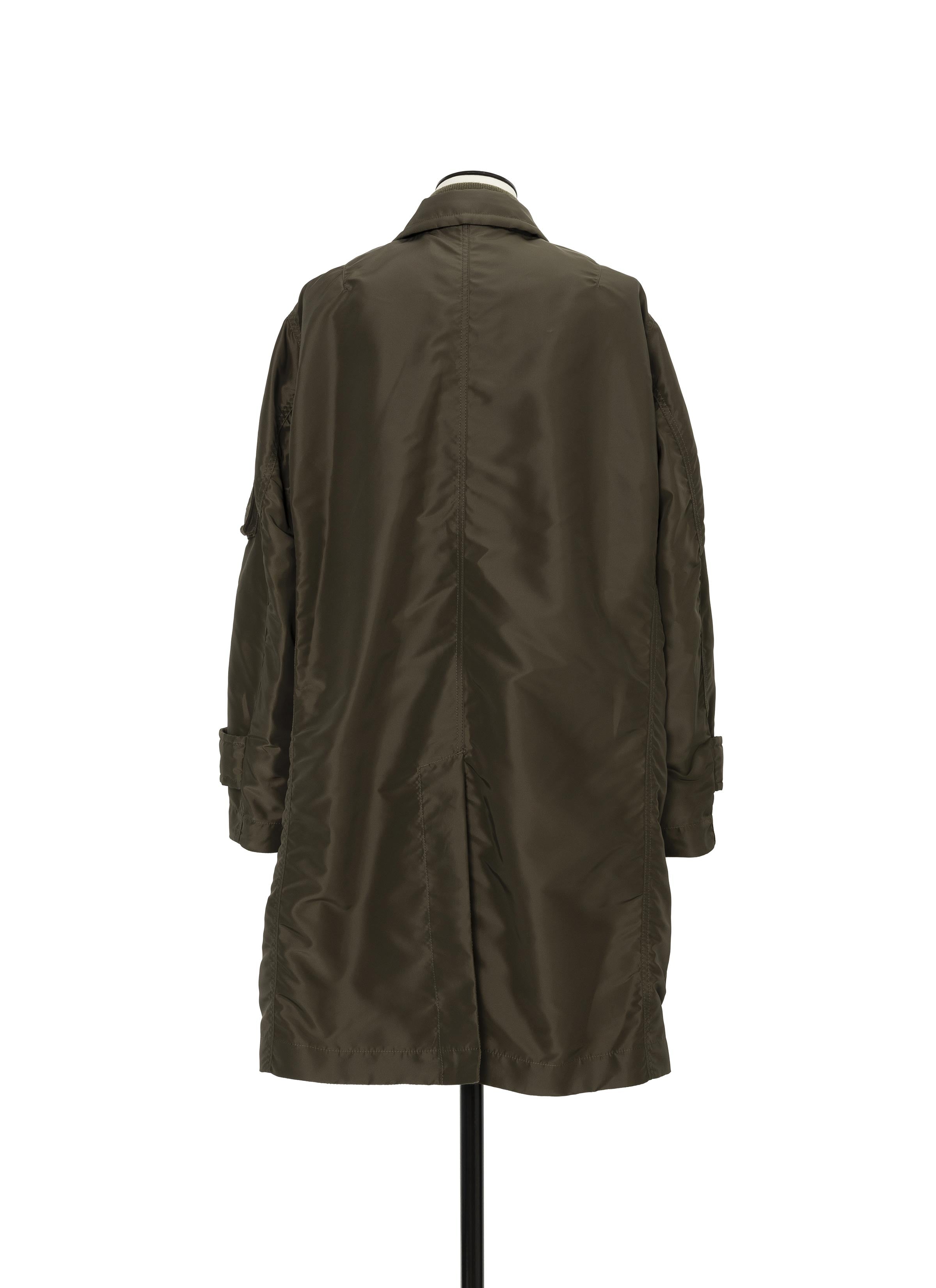 Nylon Twill Coat