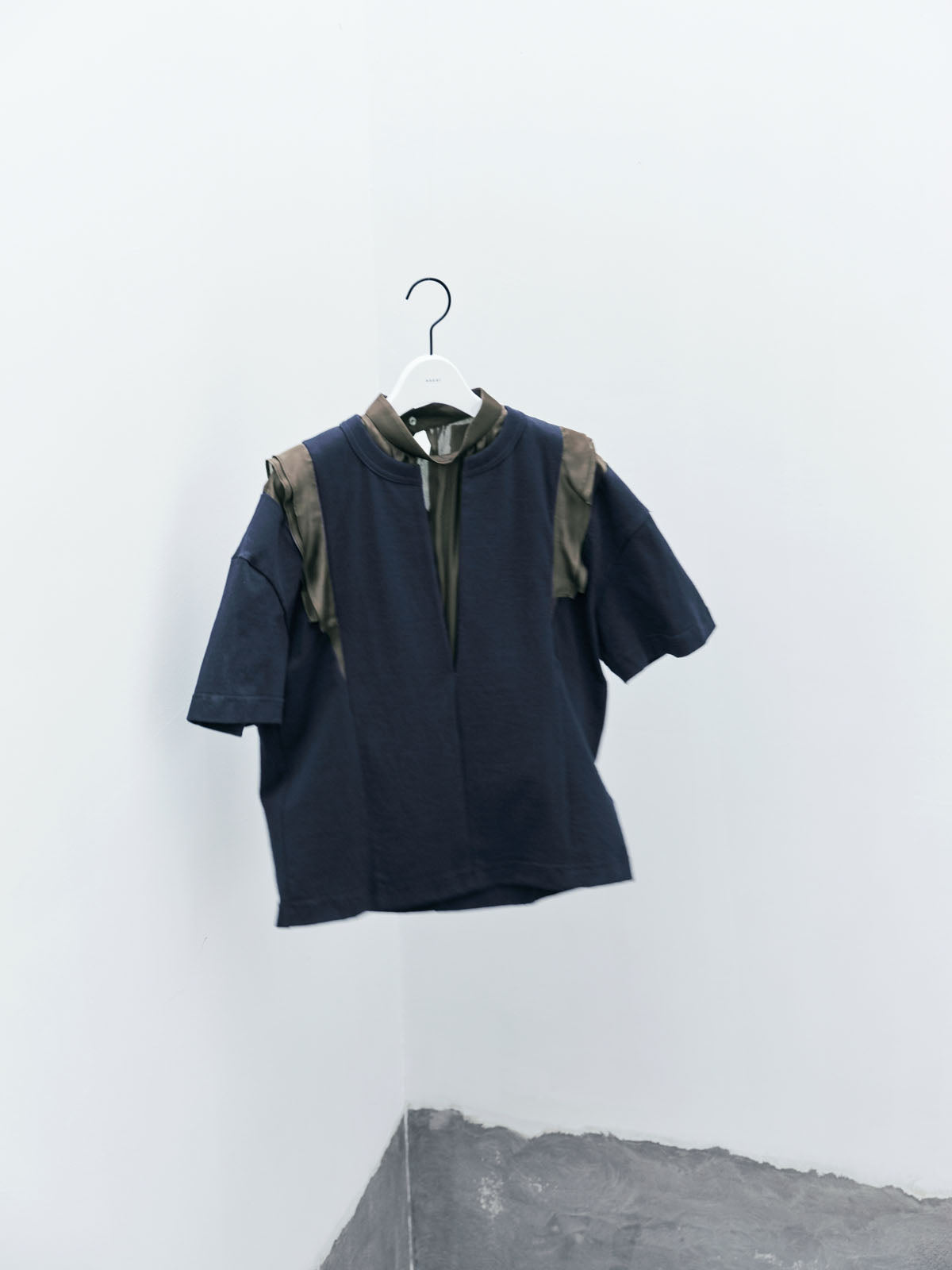 Cotton Jersey x Satin T-Shirt | sacai Official Store サカイ 