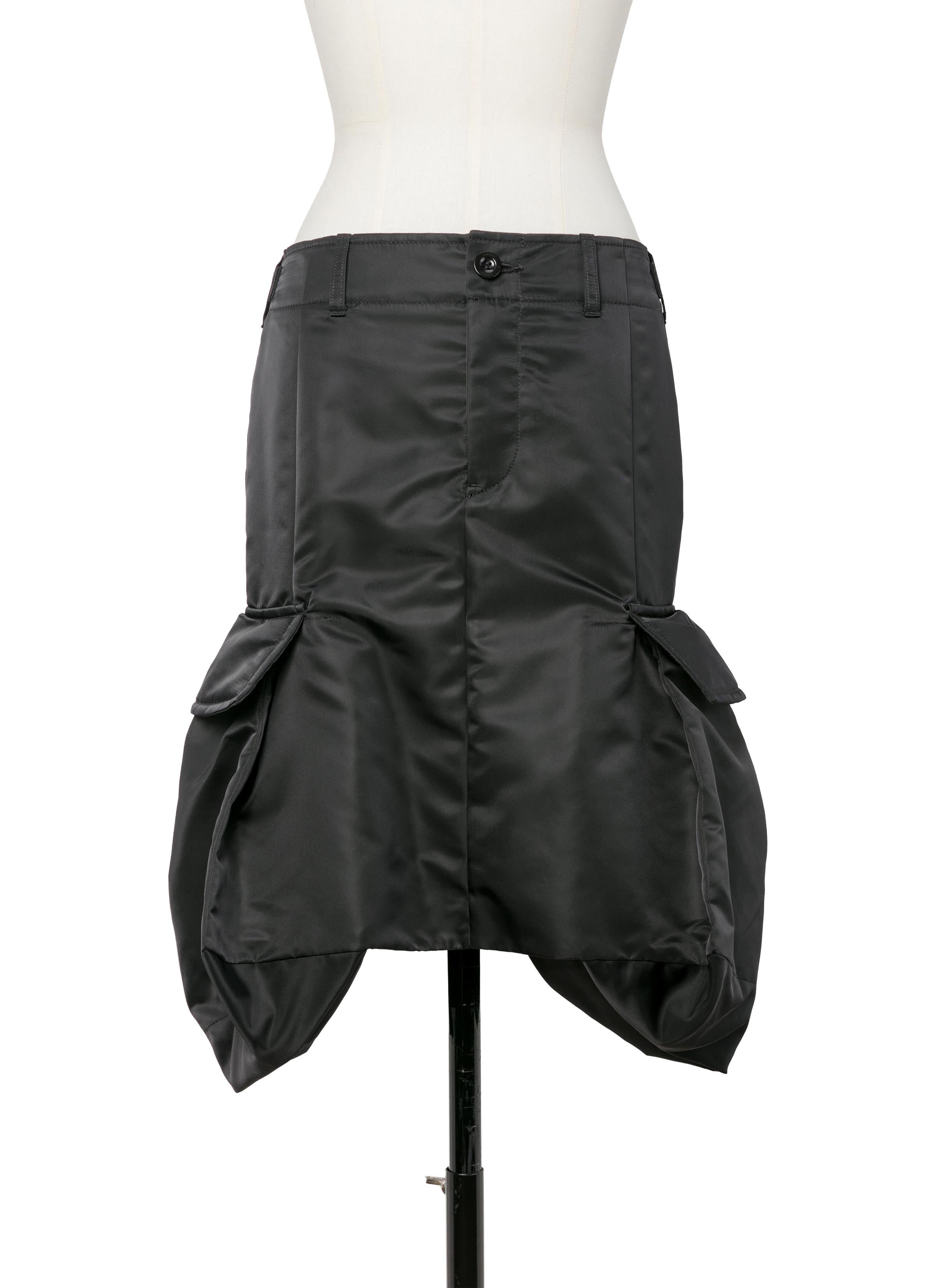 nylon-twill-skirt