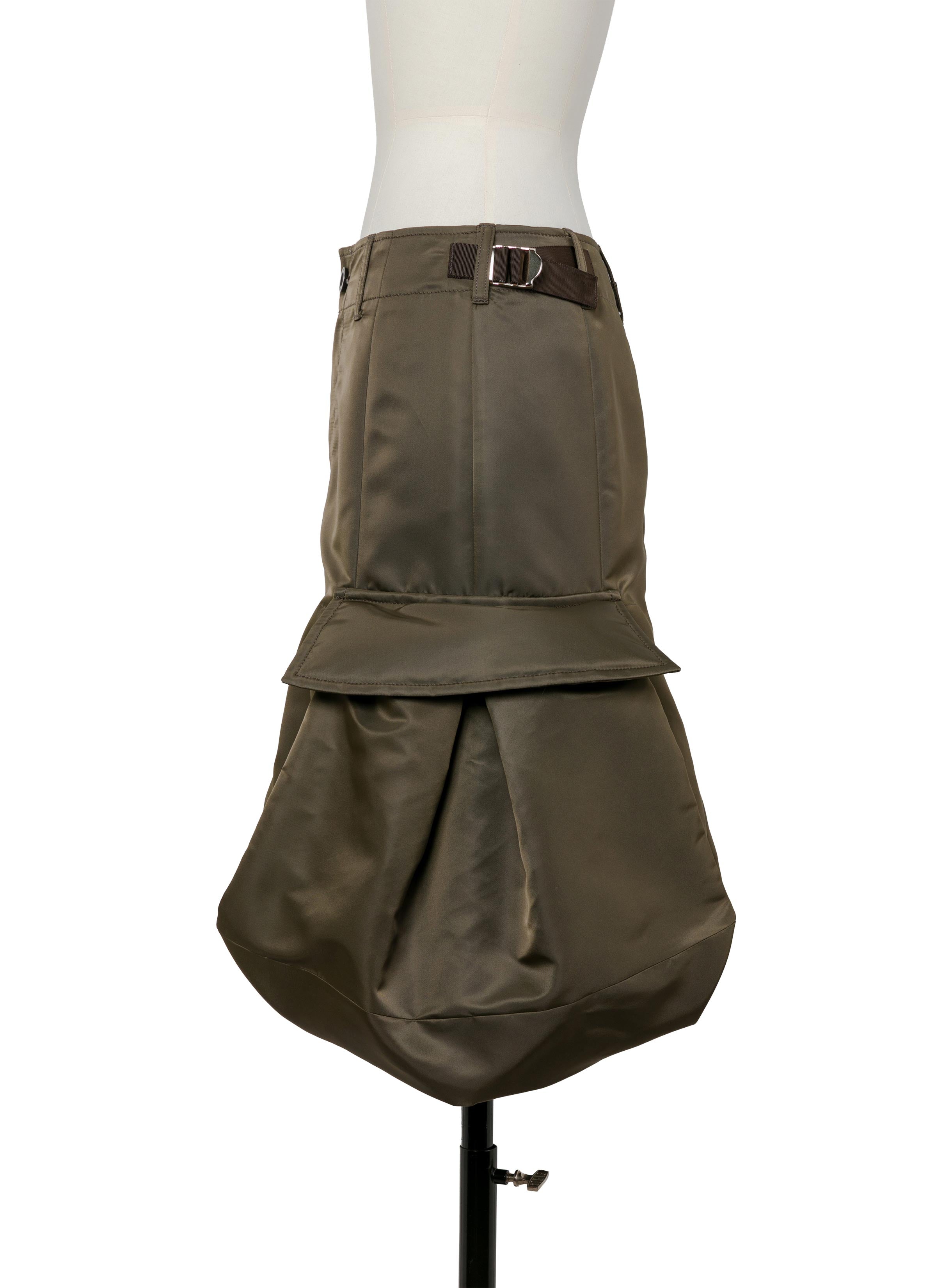 nylon-twill-skirt