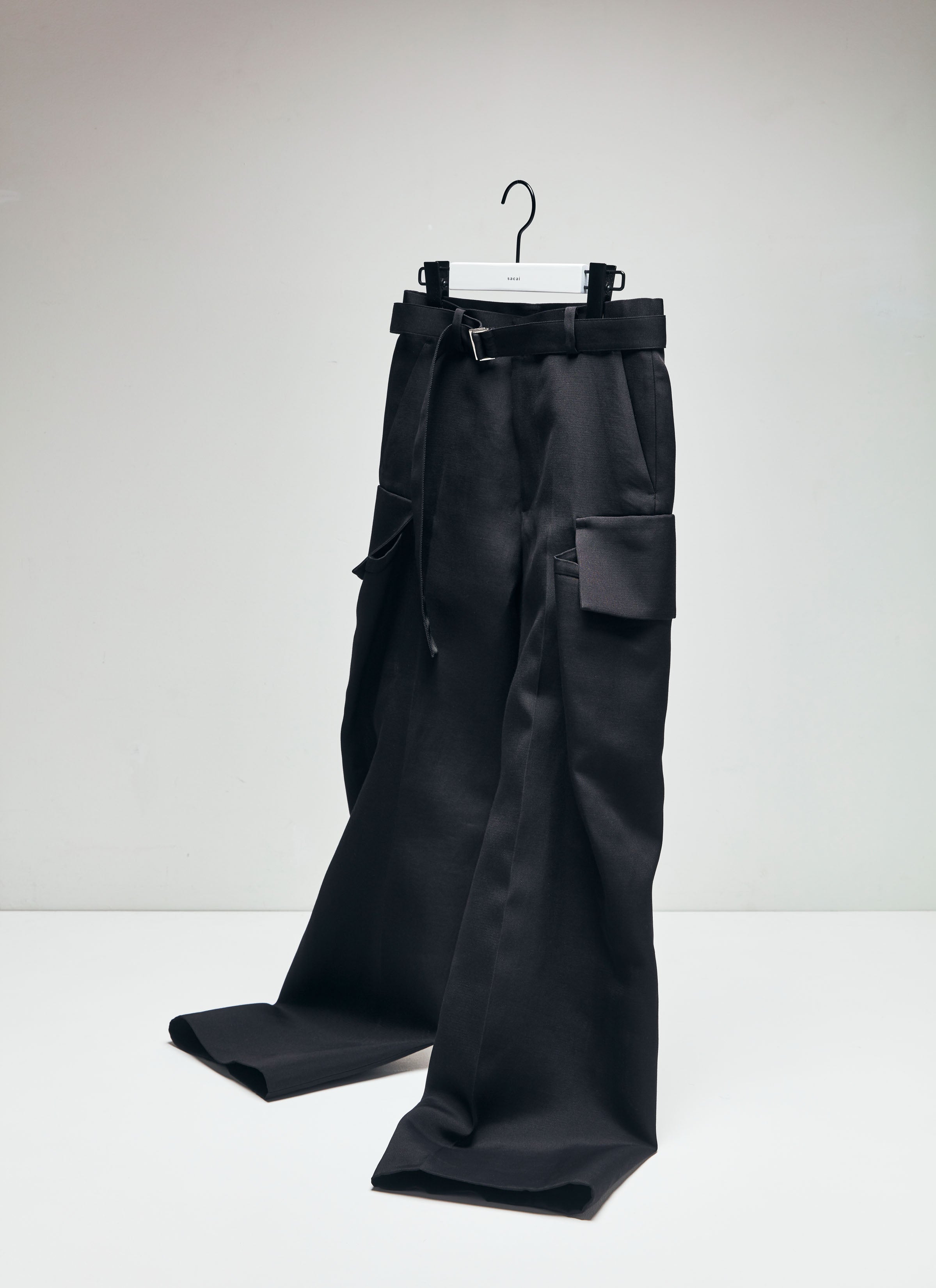 Double-Faced Silk Cotton Pants