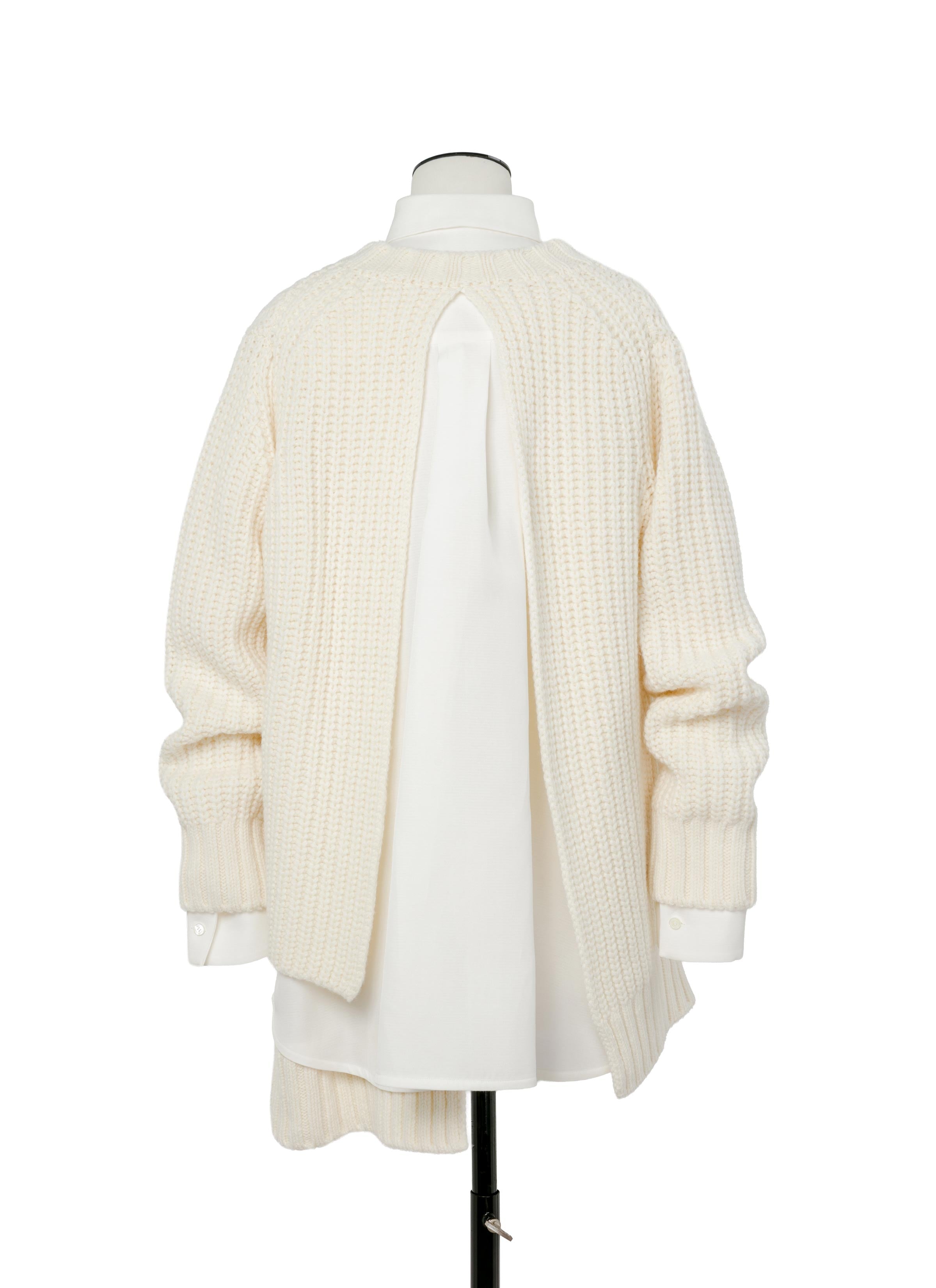 double-faced-silk-cotton-x-wool-knit-dress