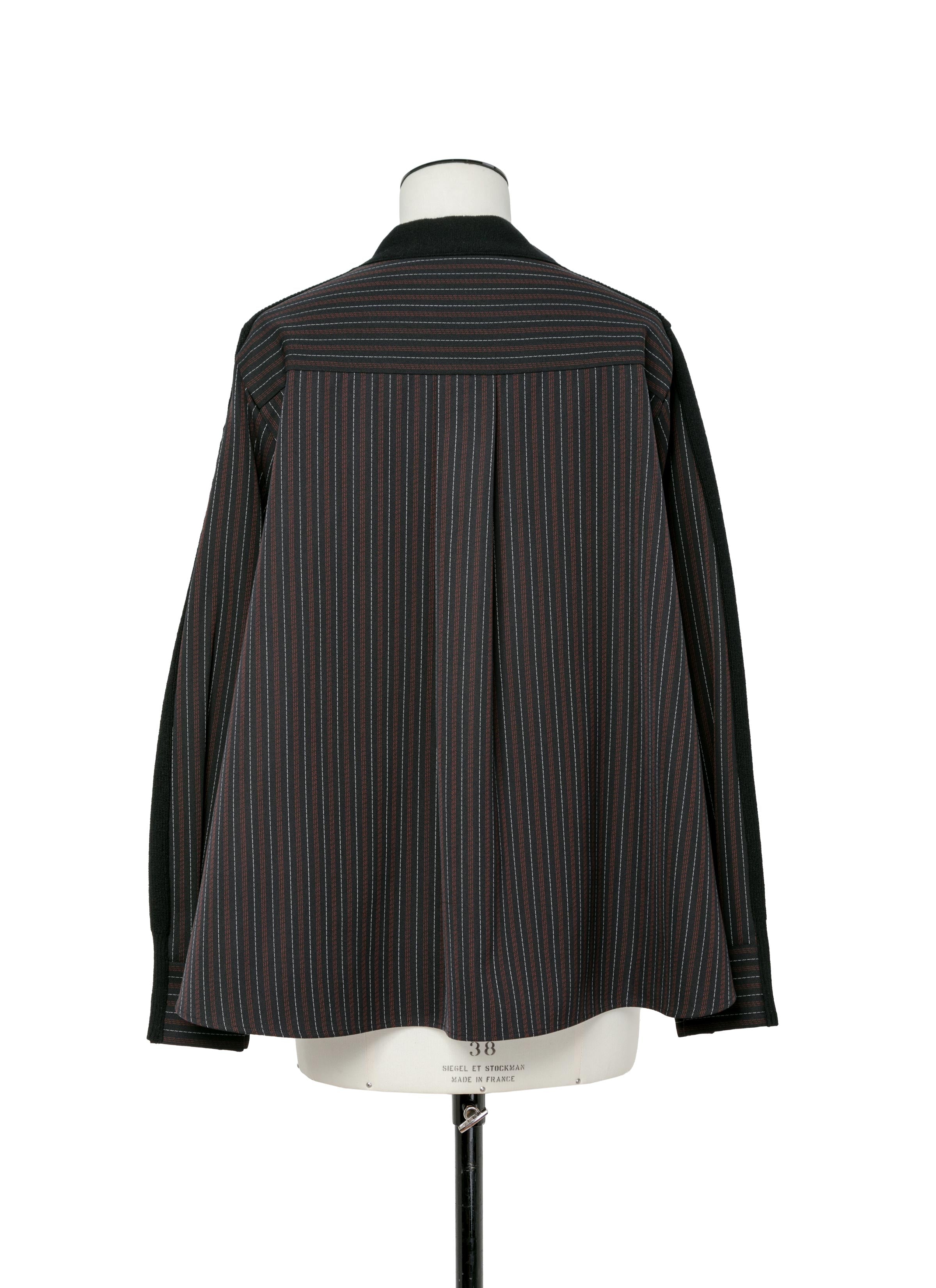 stripe-doeskin-x-wool-knit-cardigan
