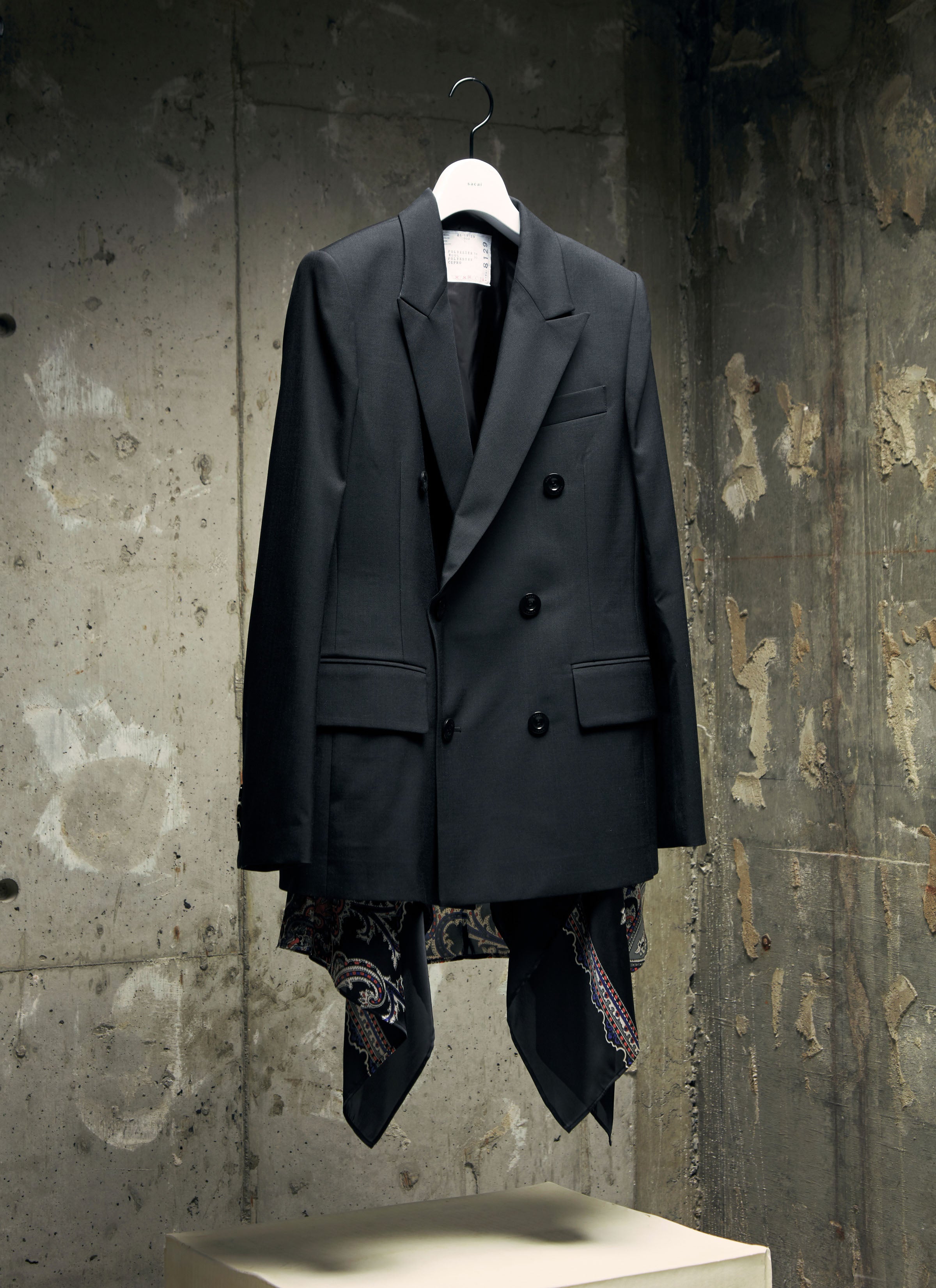 Suiting x Paisley Print Jacket