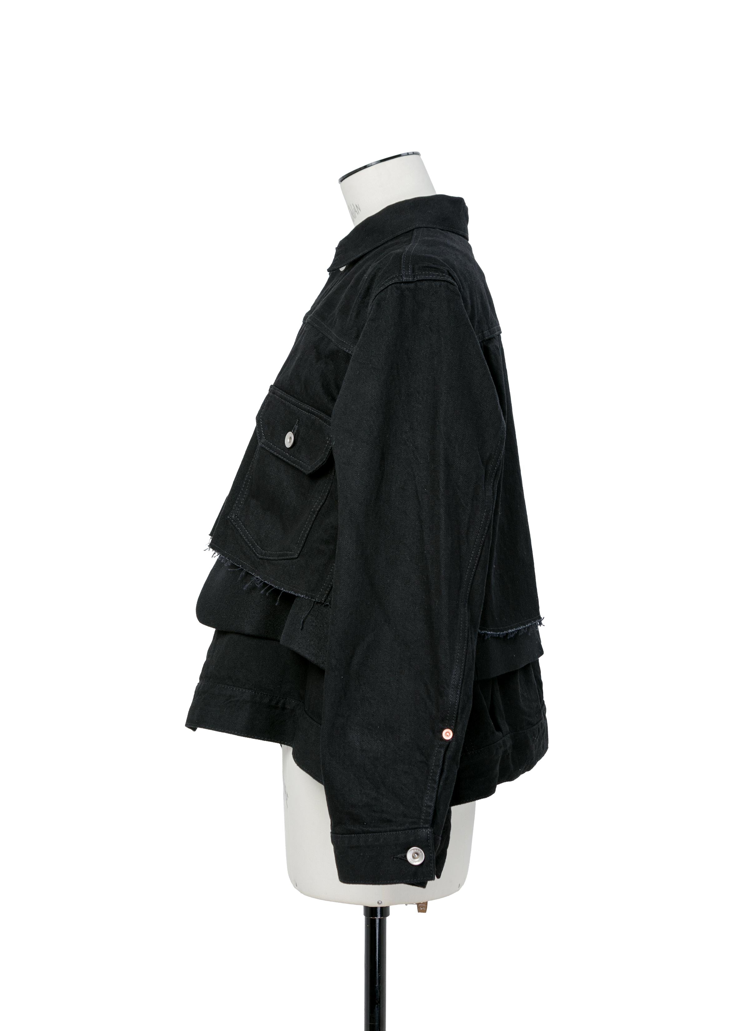 Denim x Wool Melton Jacket