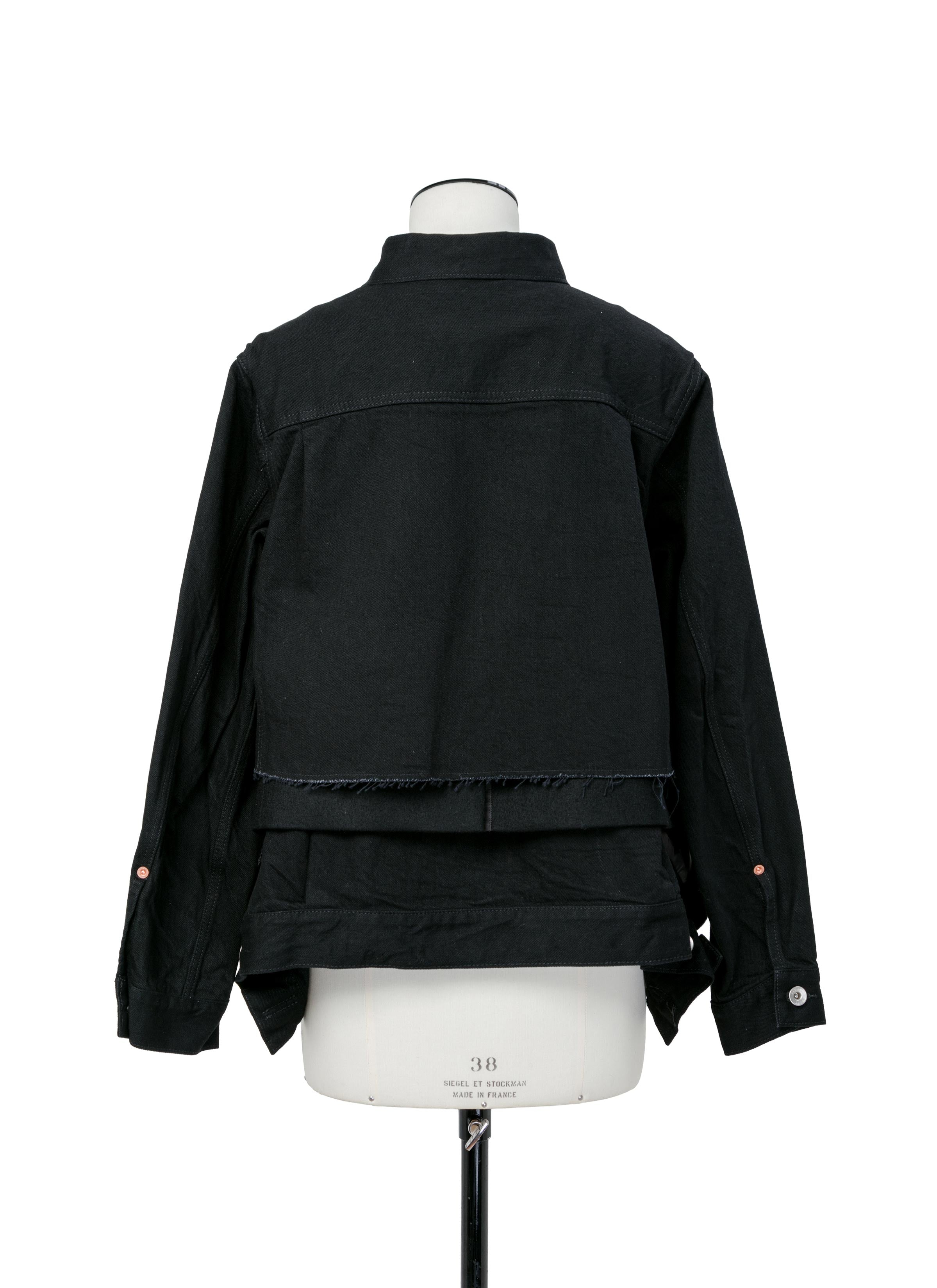 Denim x Wool Melton Jacket