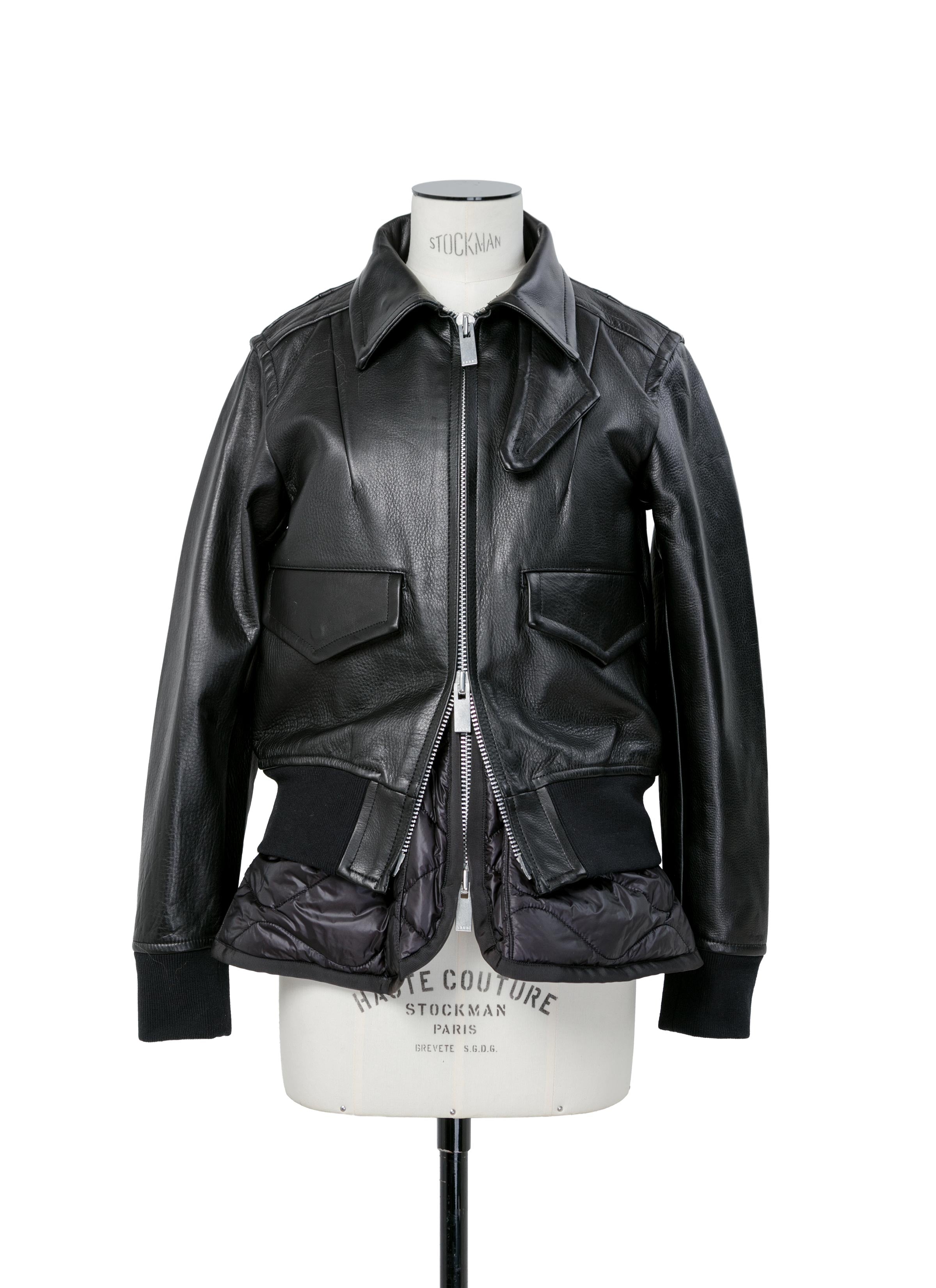 Leather Blouson