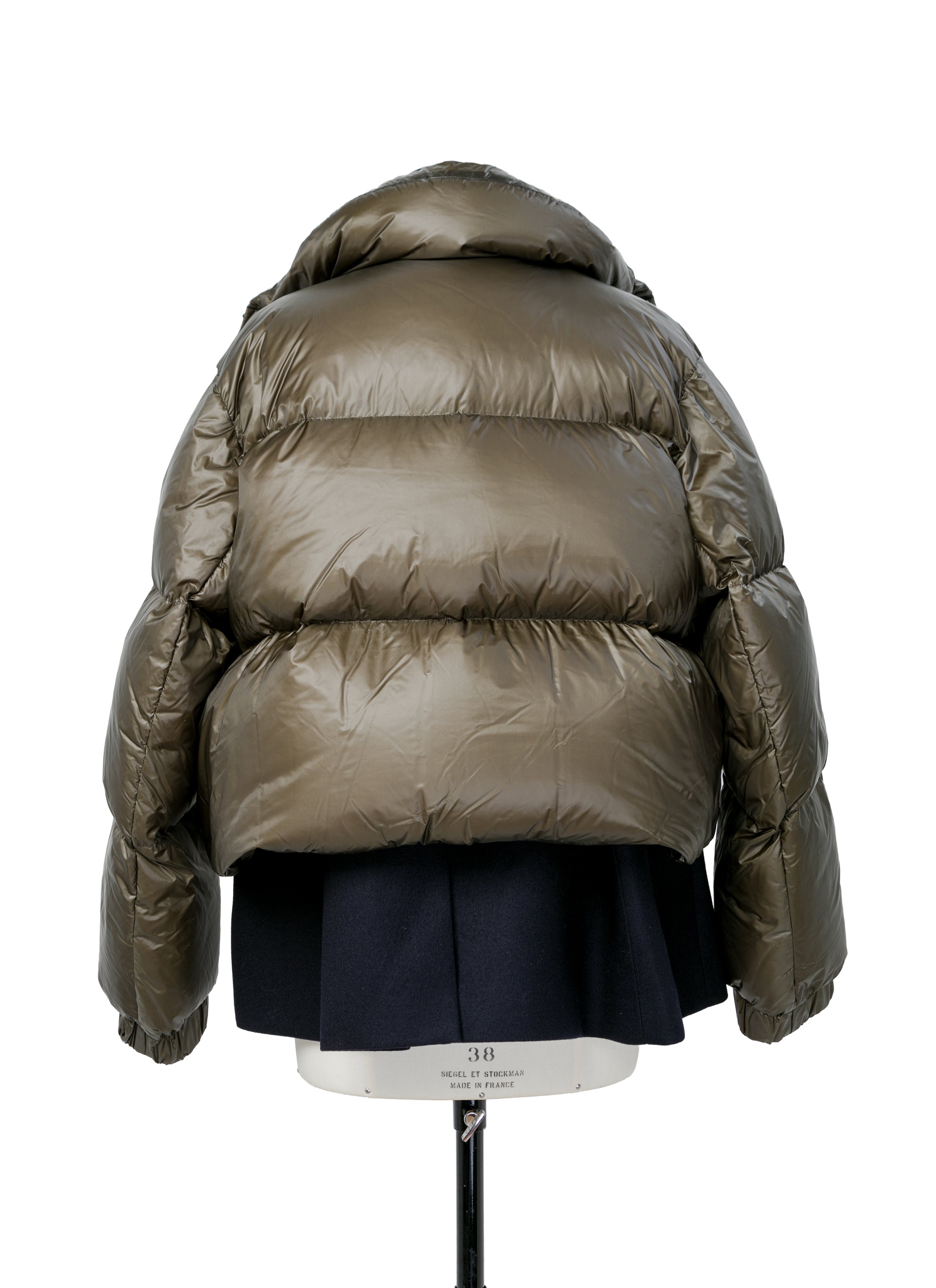 Wool Melton x Puffer Blouson