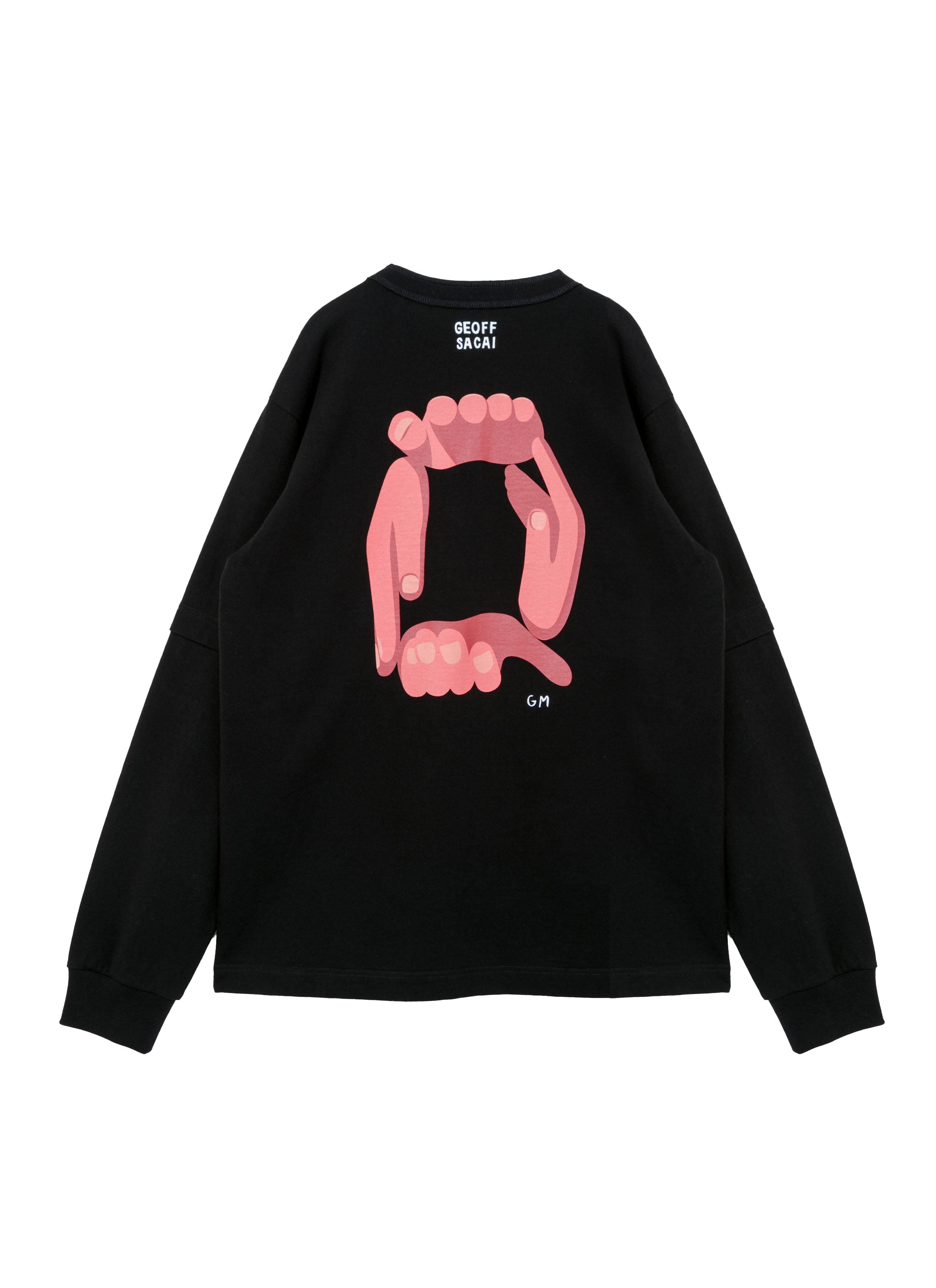 geoff sacai by Geoff Mcfetridge Print L/S T-Shirt