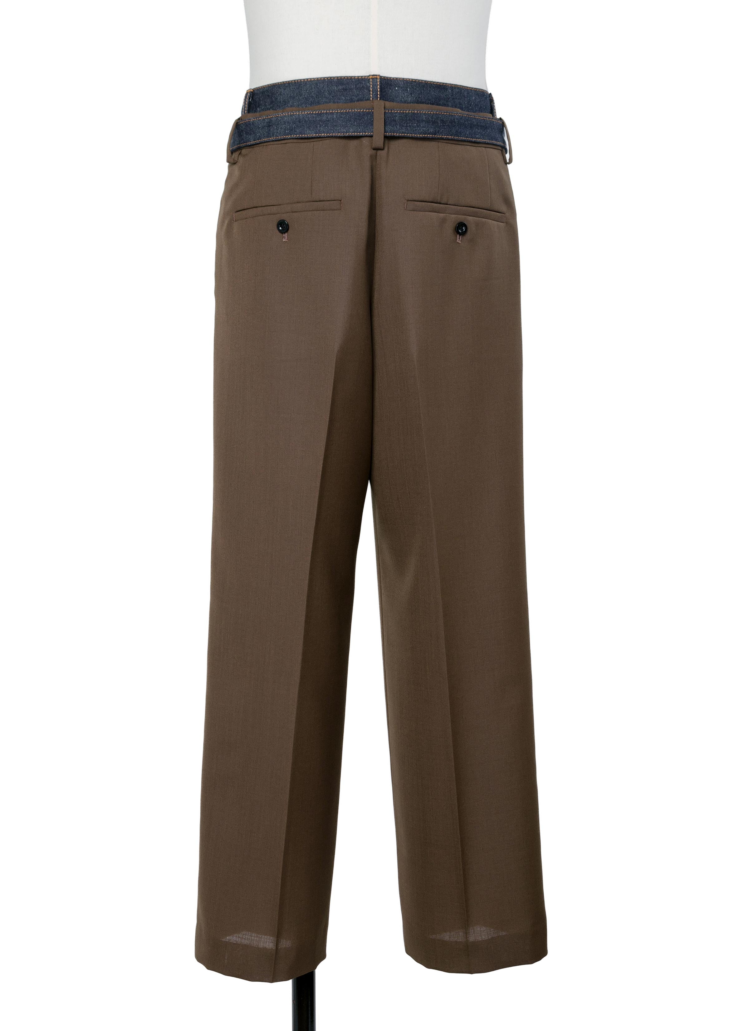 Suiting x Denim Pants