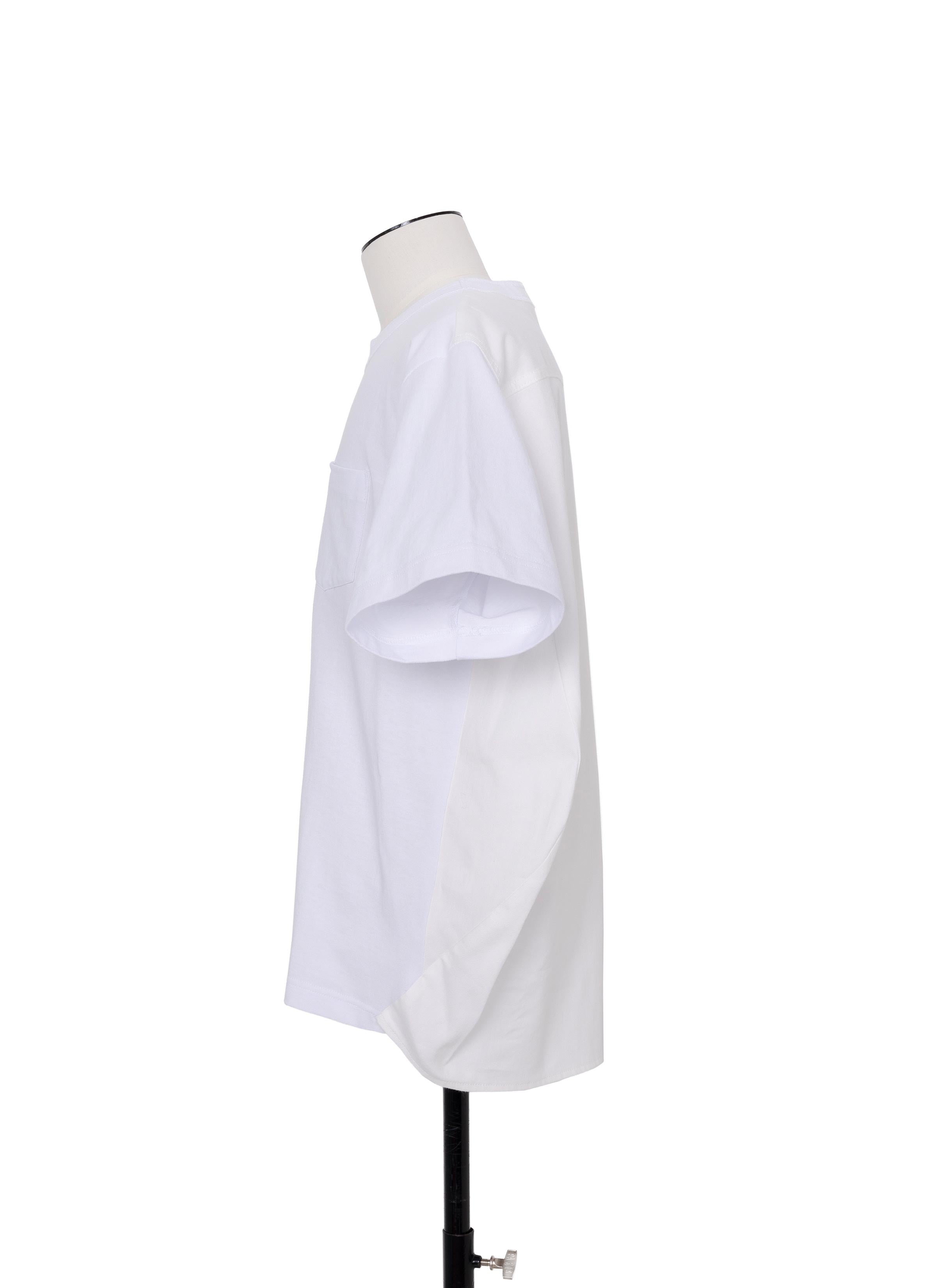 Light Weight Denim x Cotton Jersey T-Shirt