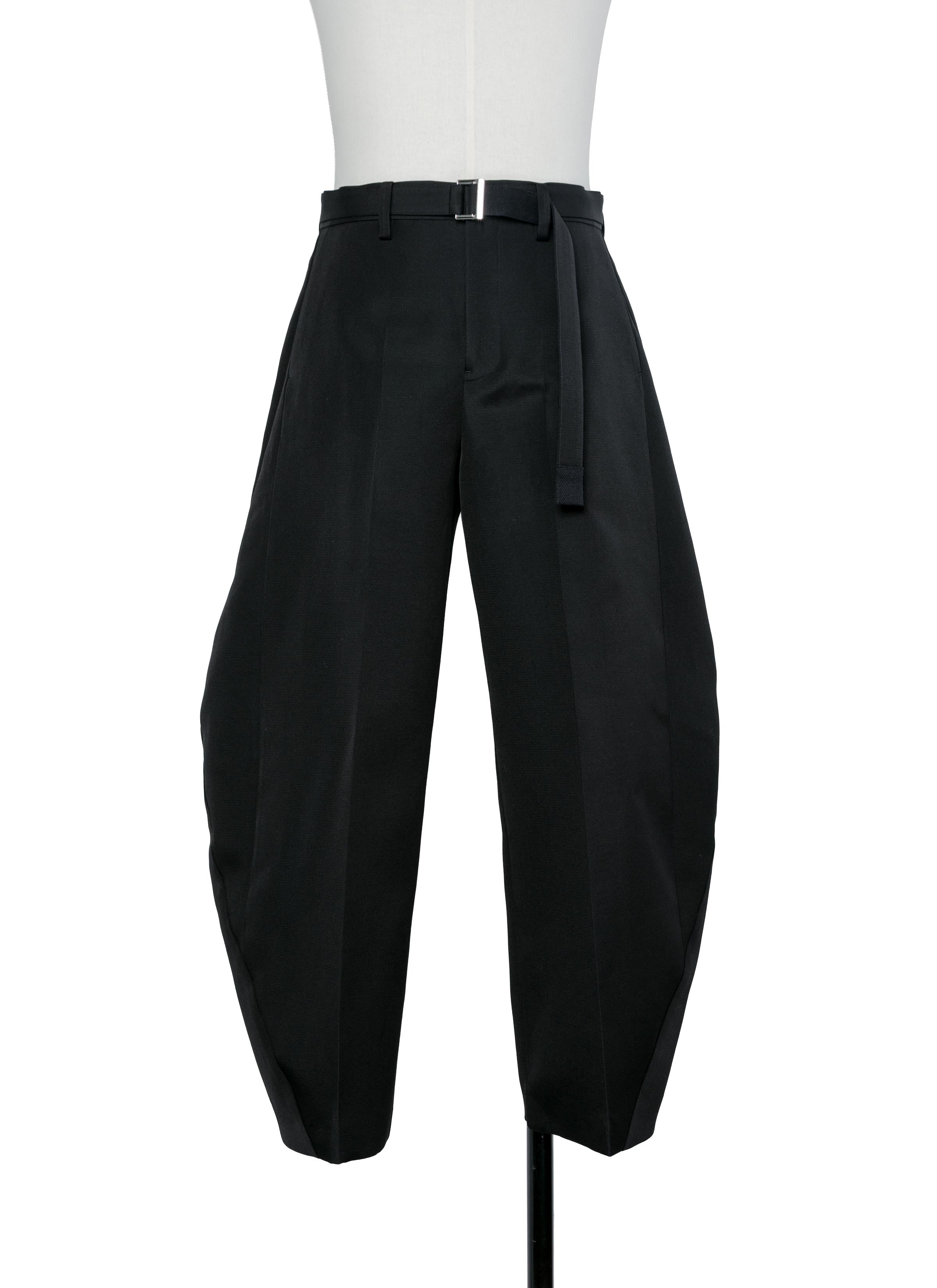 Double-Faced Silk Cotton Pants