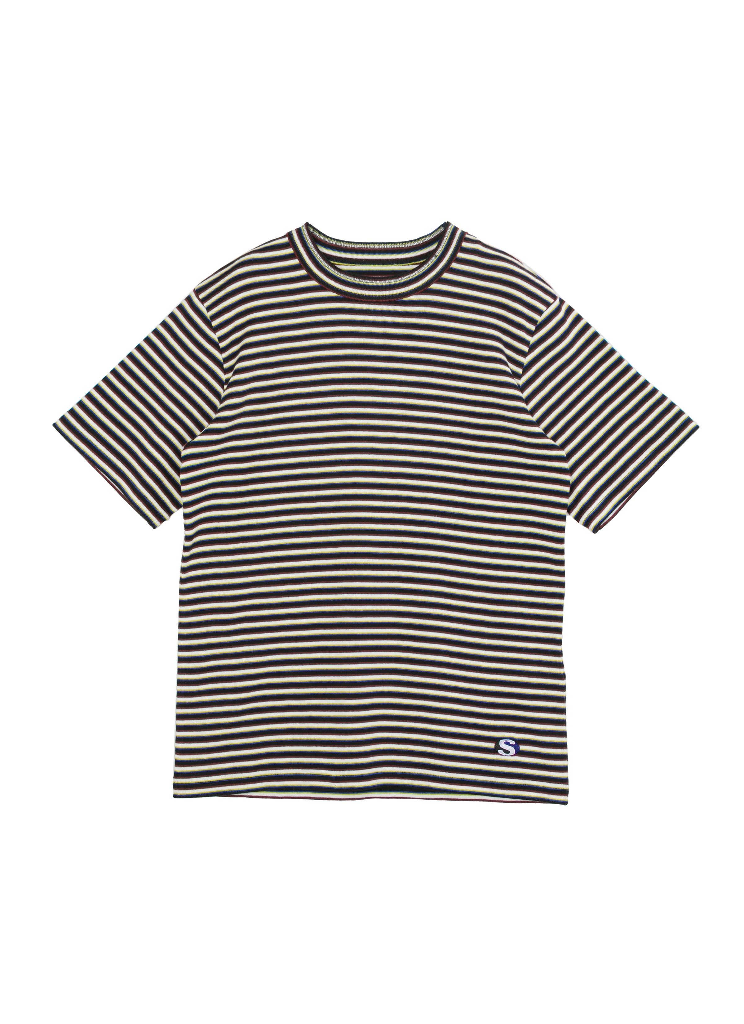 Stripe Cotton Rib T-Shirt
