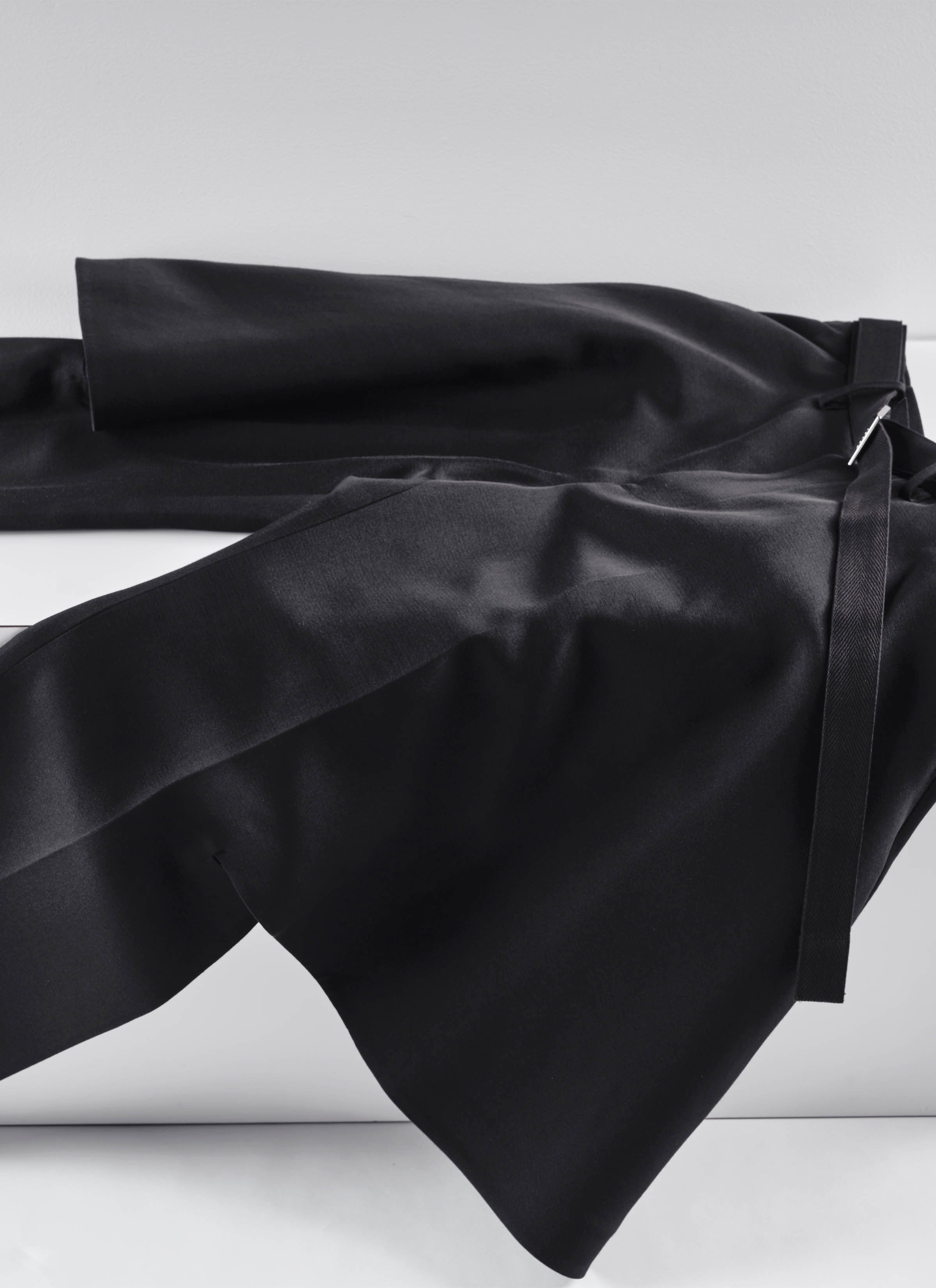 Double-Faced Silk Cotton Pants
