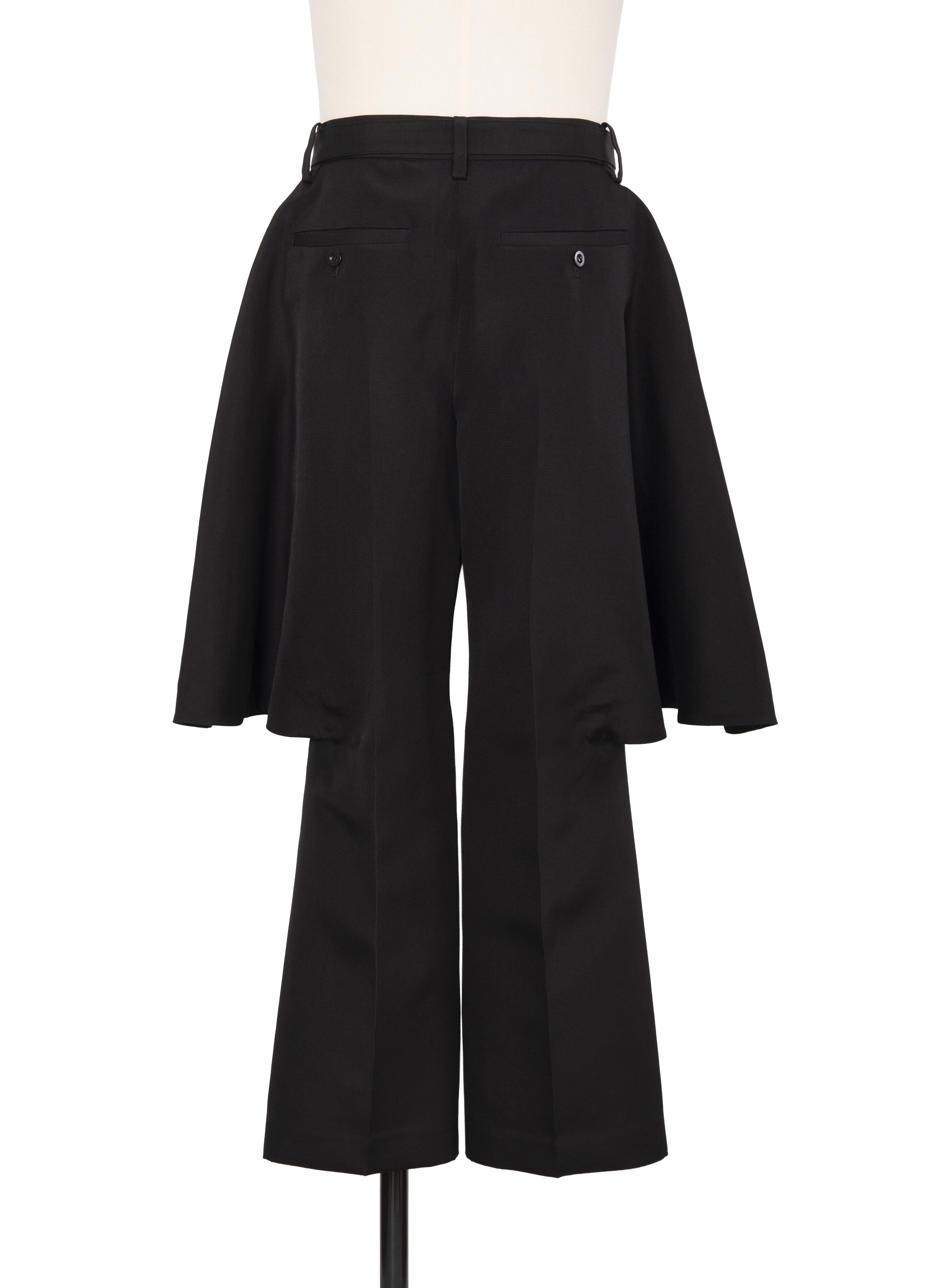 Double-Faced Silk Cotton Pants