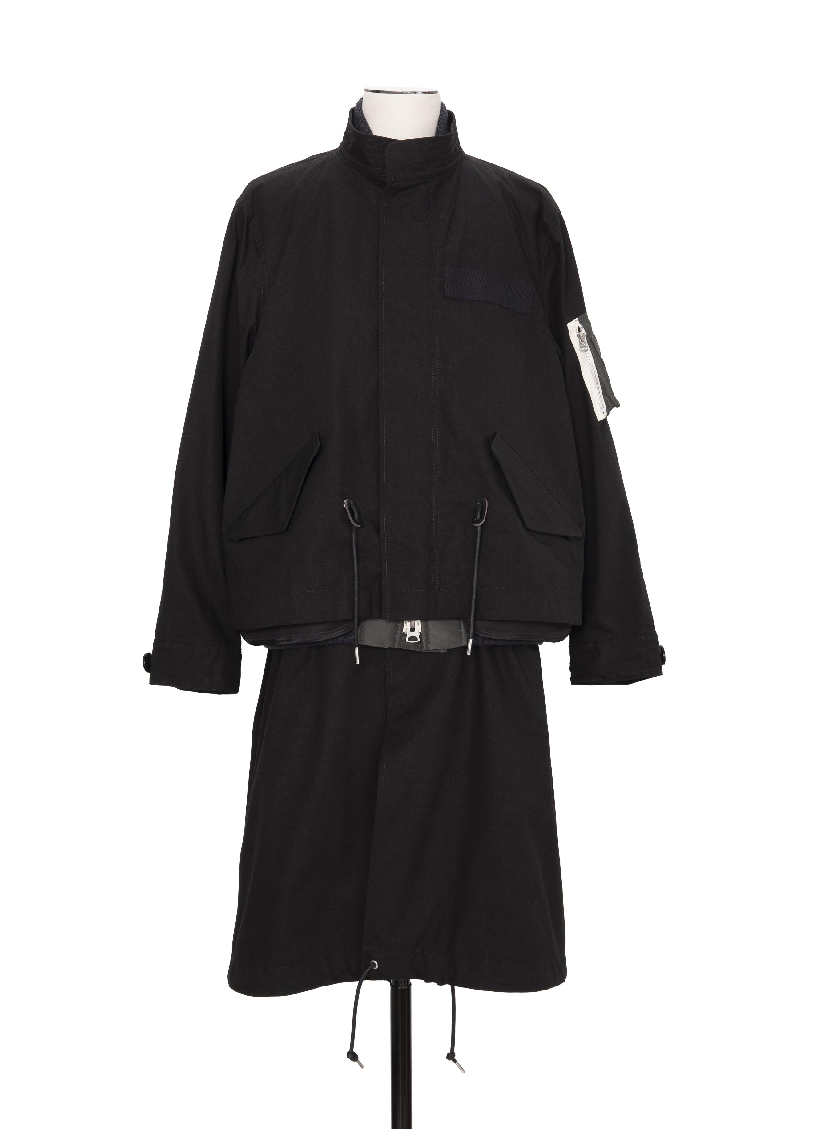 Nylon Twill x Rip Stop Coat