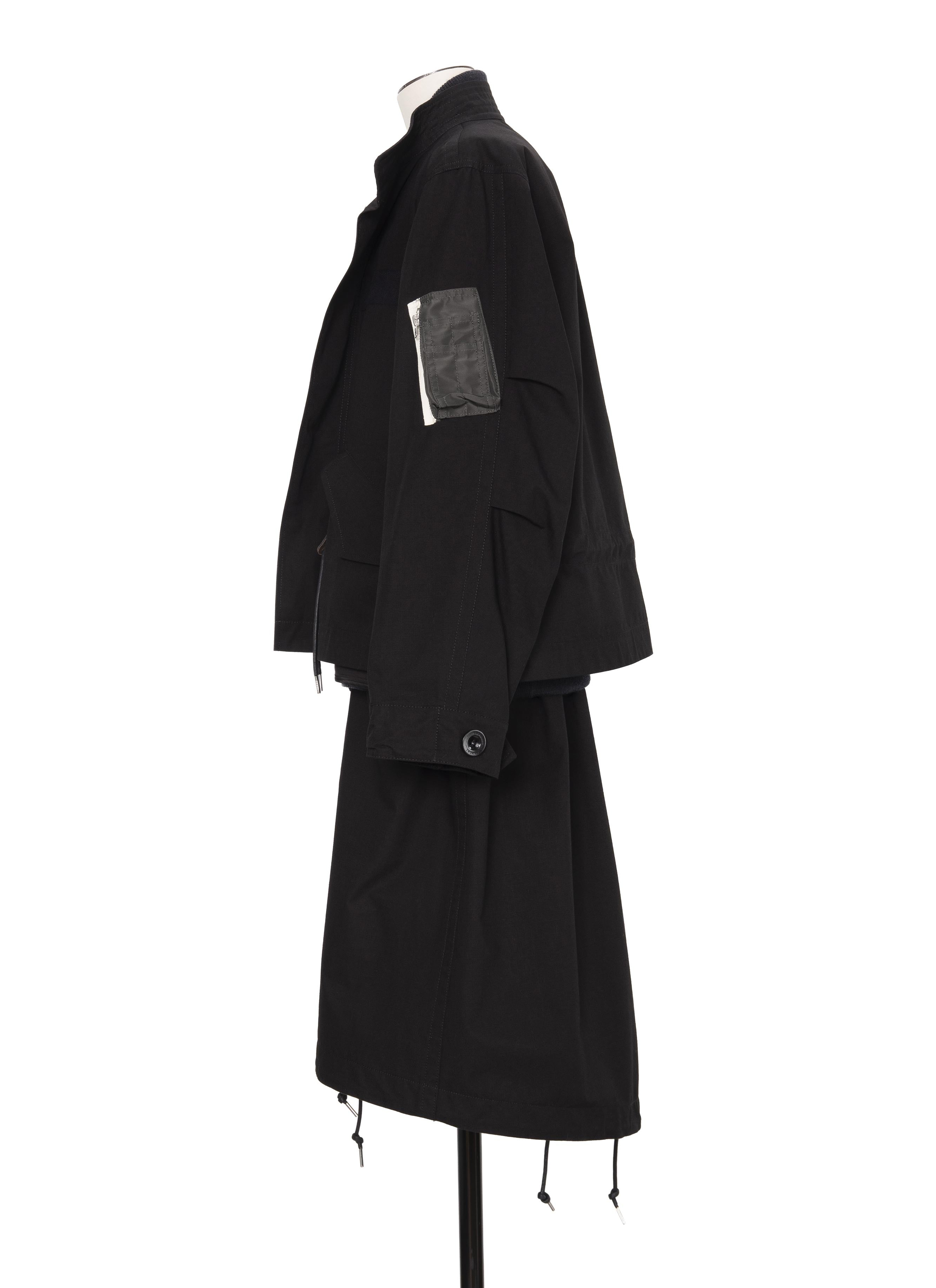 Nylon Twill x Rip Stop Coat
