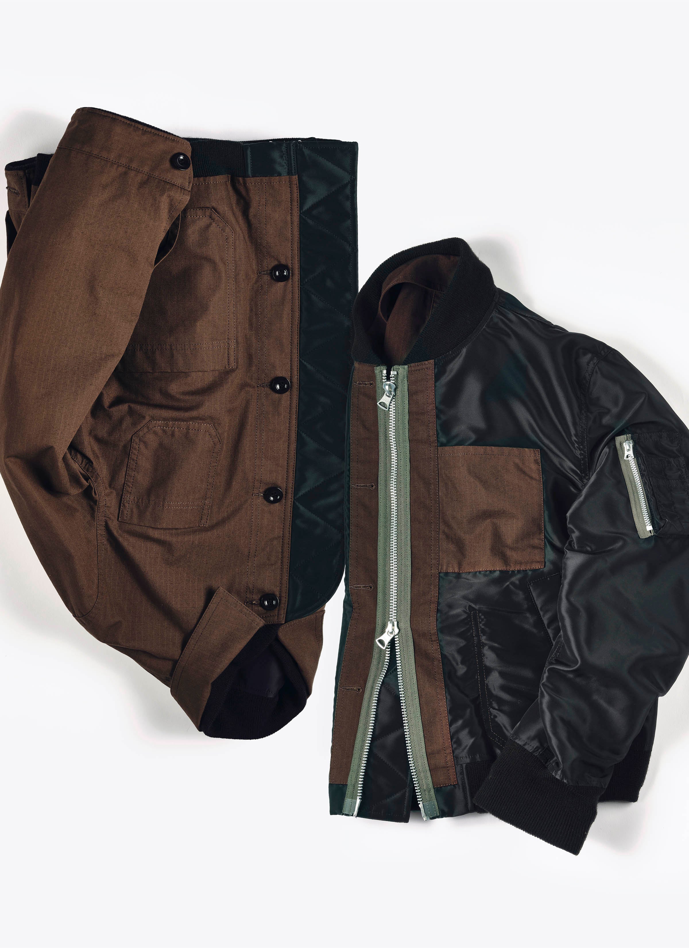 Nylon Twill x Rip Stop Reversible Blouson