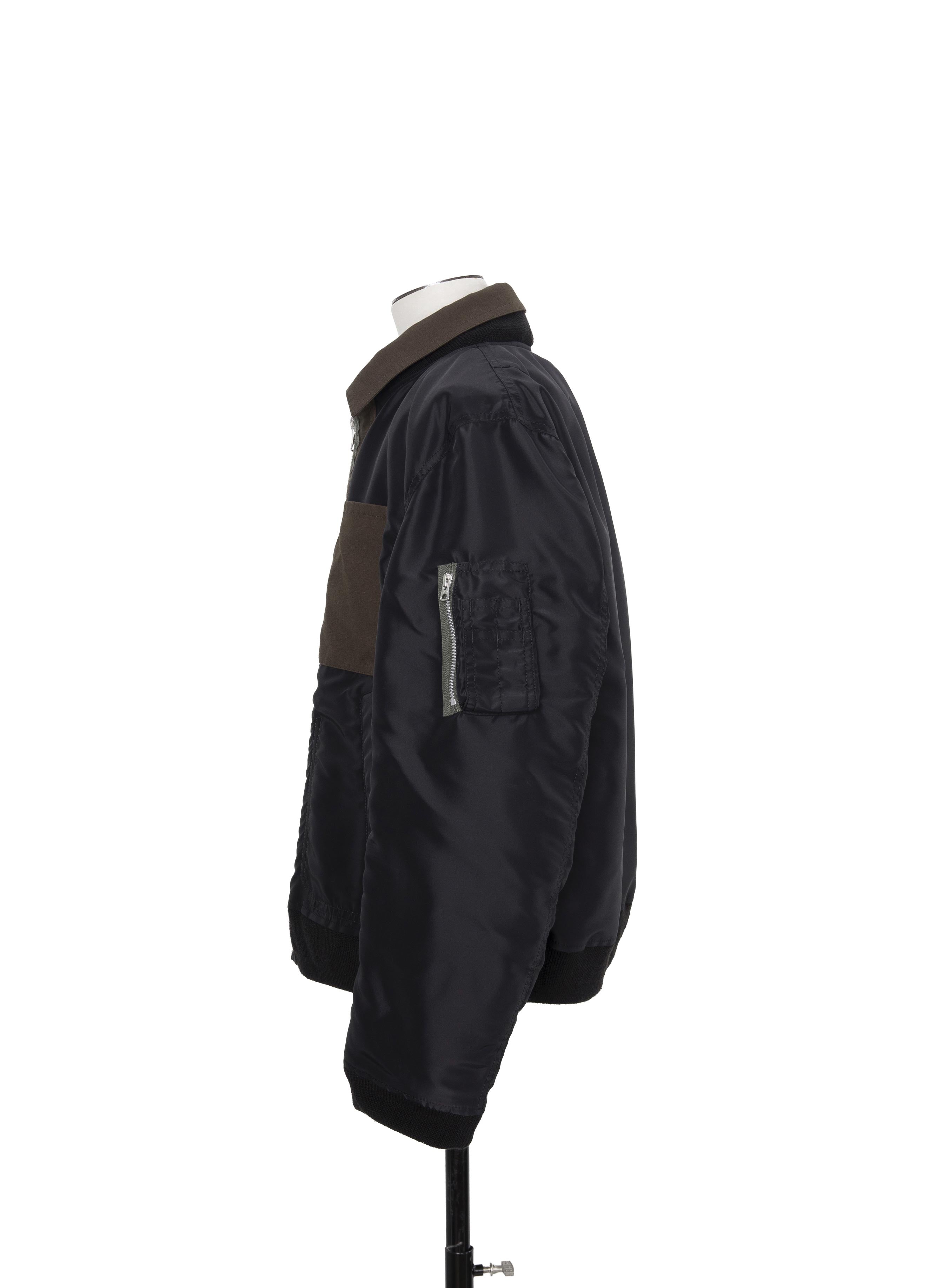 Nylon Twill x Rip Stop Reversible Blouson