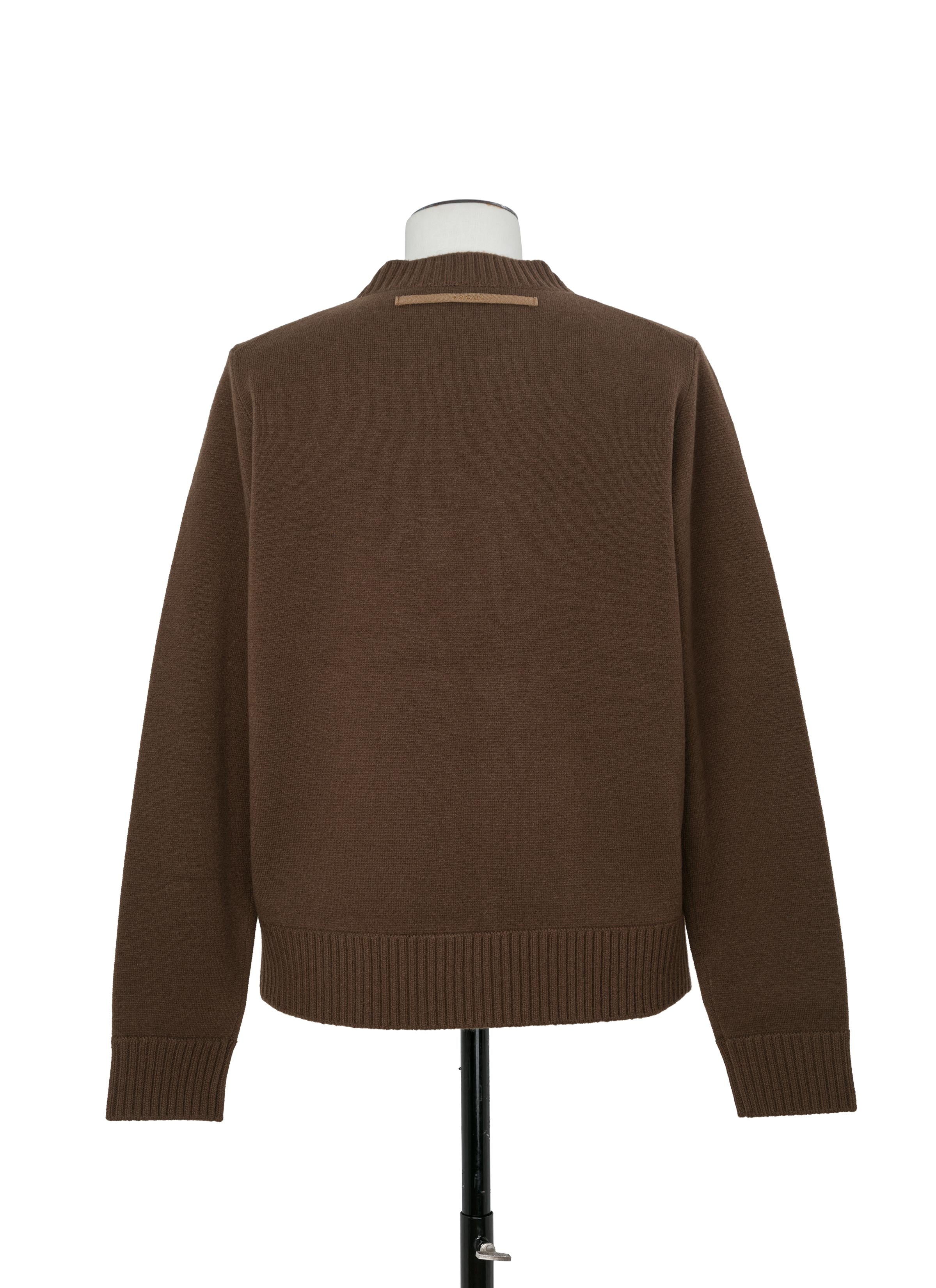 Wool Knit Blouson