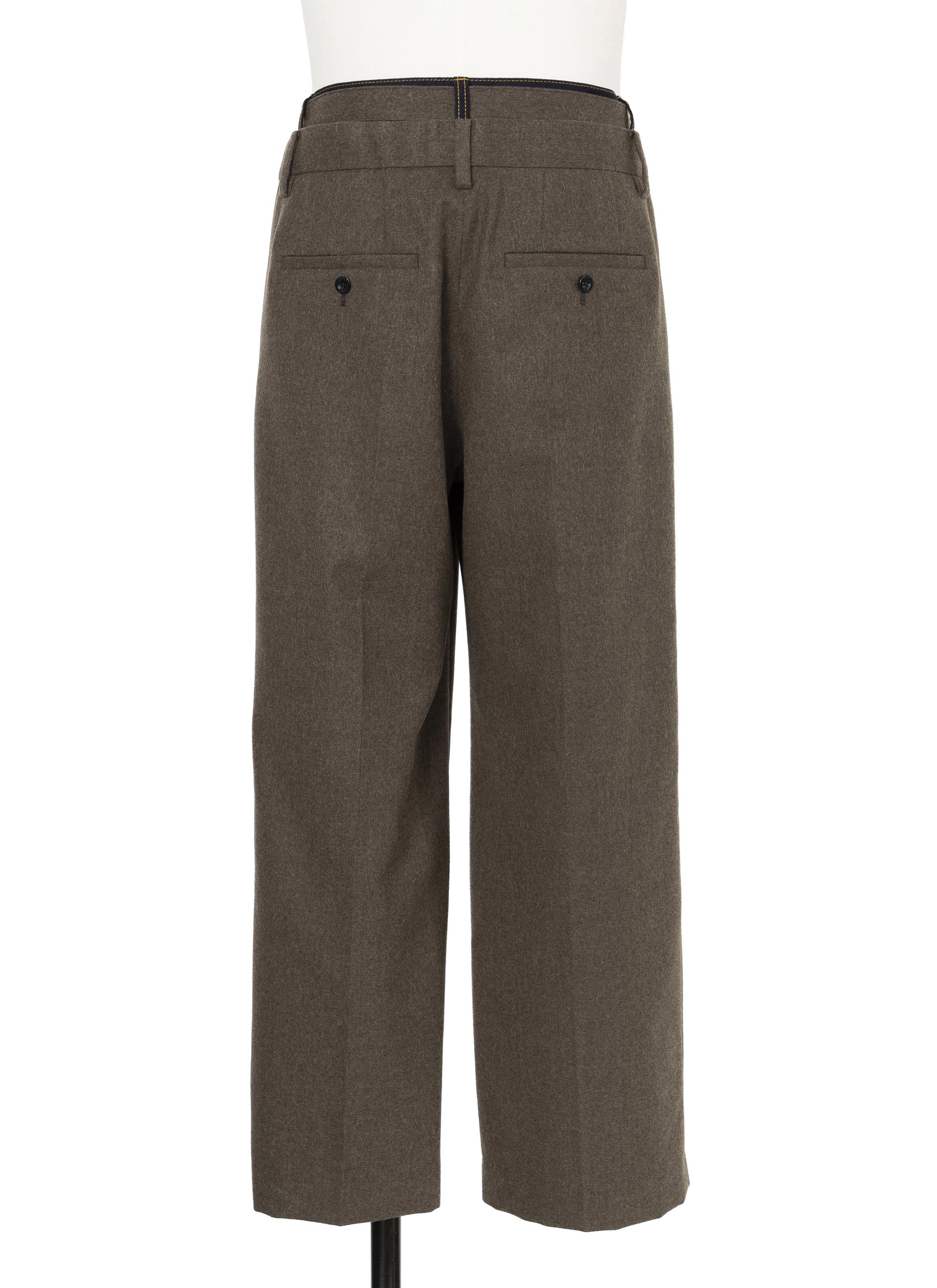 Wool Flannel x Denim Pants