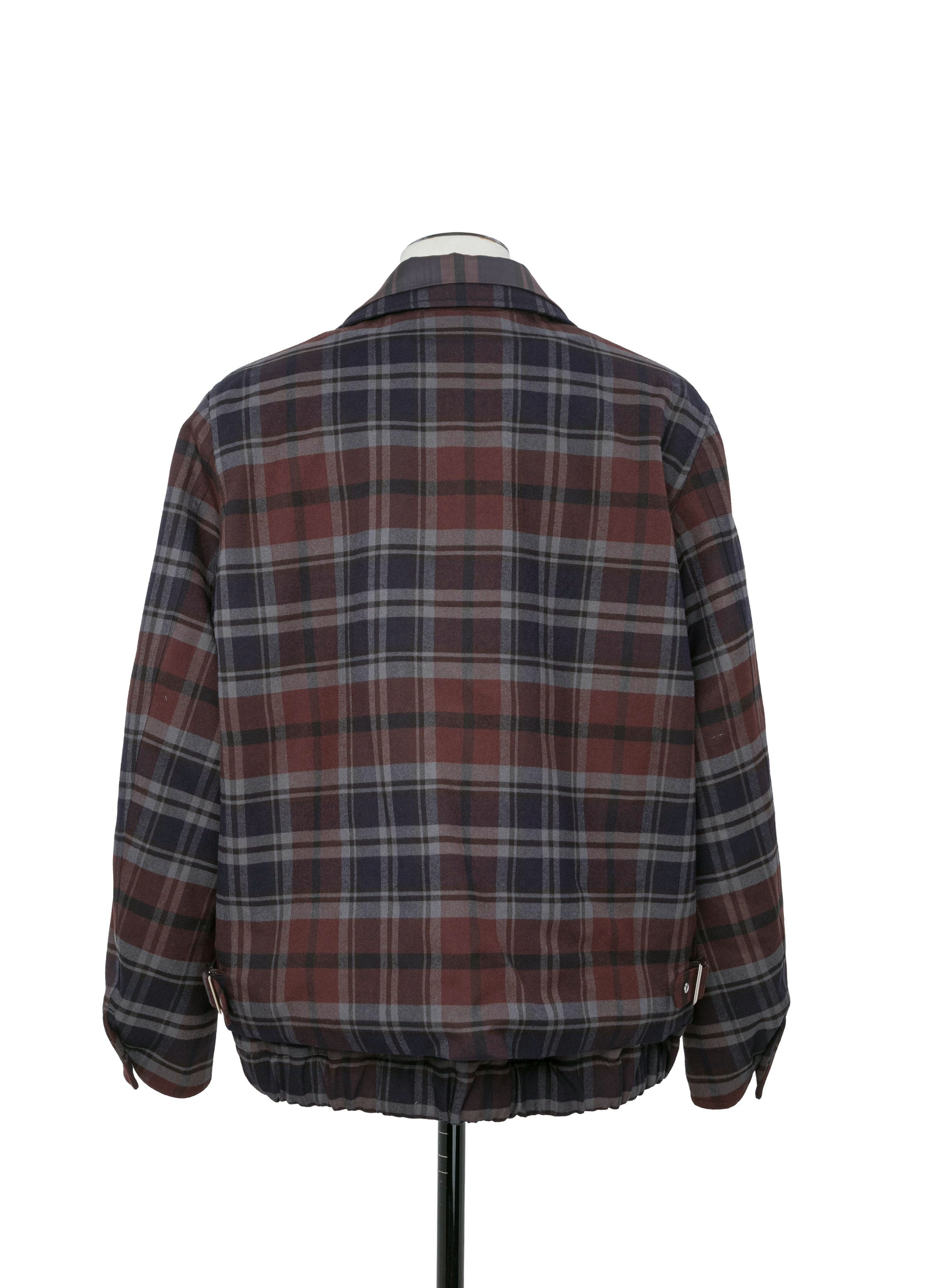 Plaid Flannel Blouson