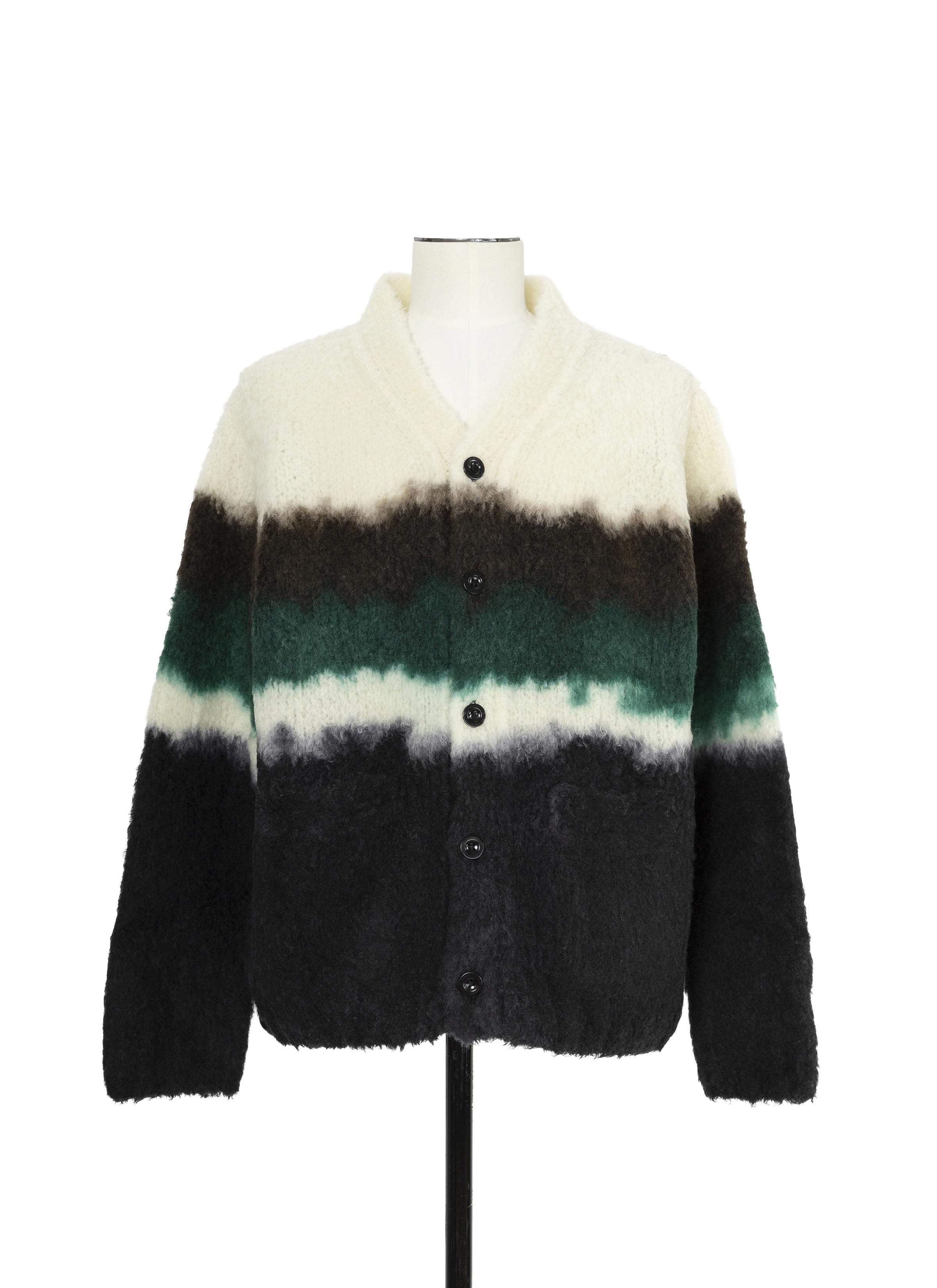Chusen-Dyed Knit Cardigan