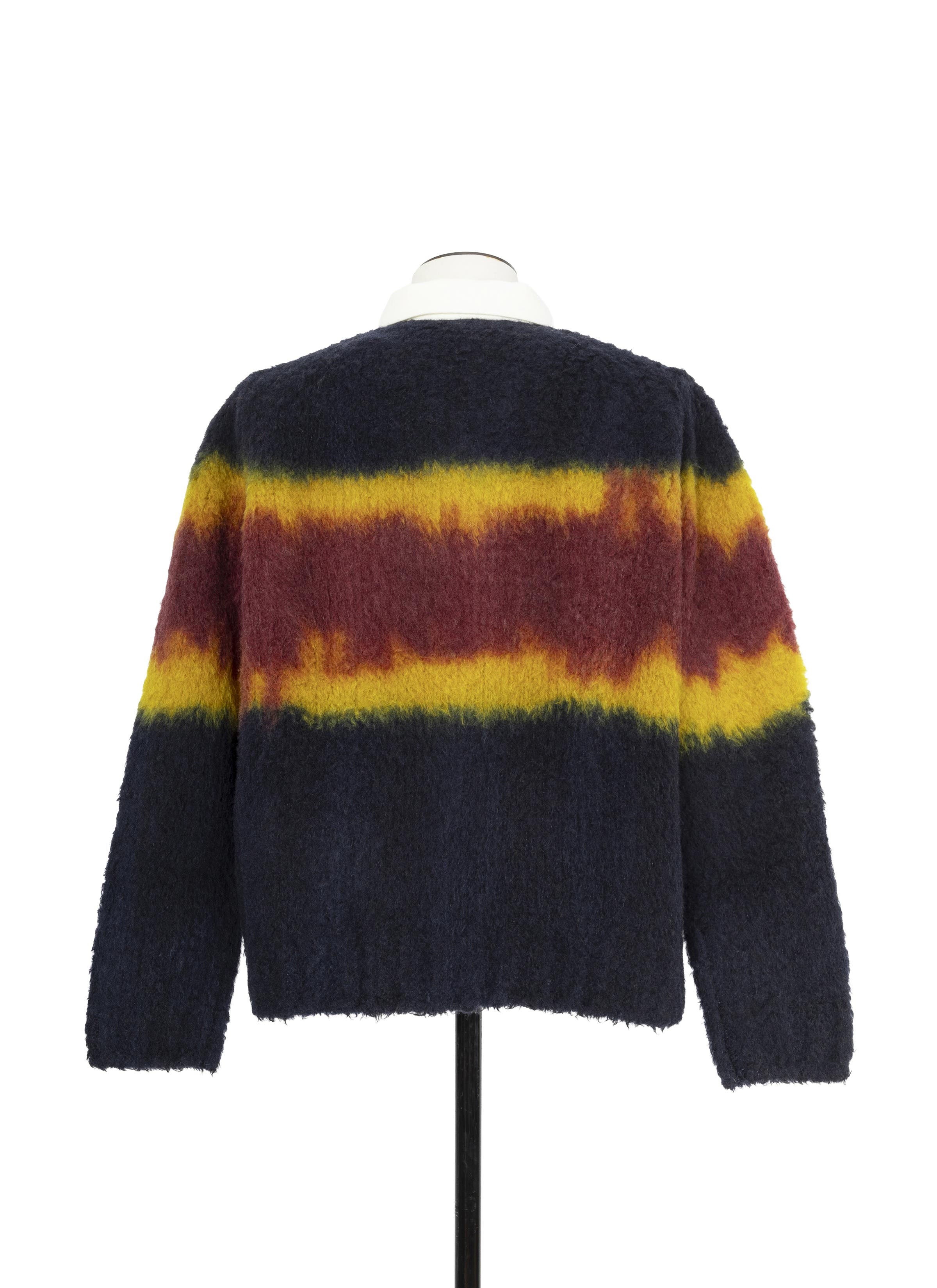 Chusen-Dyed Knit Polo Shirt