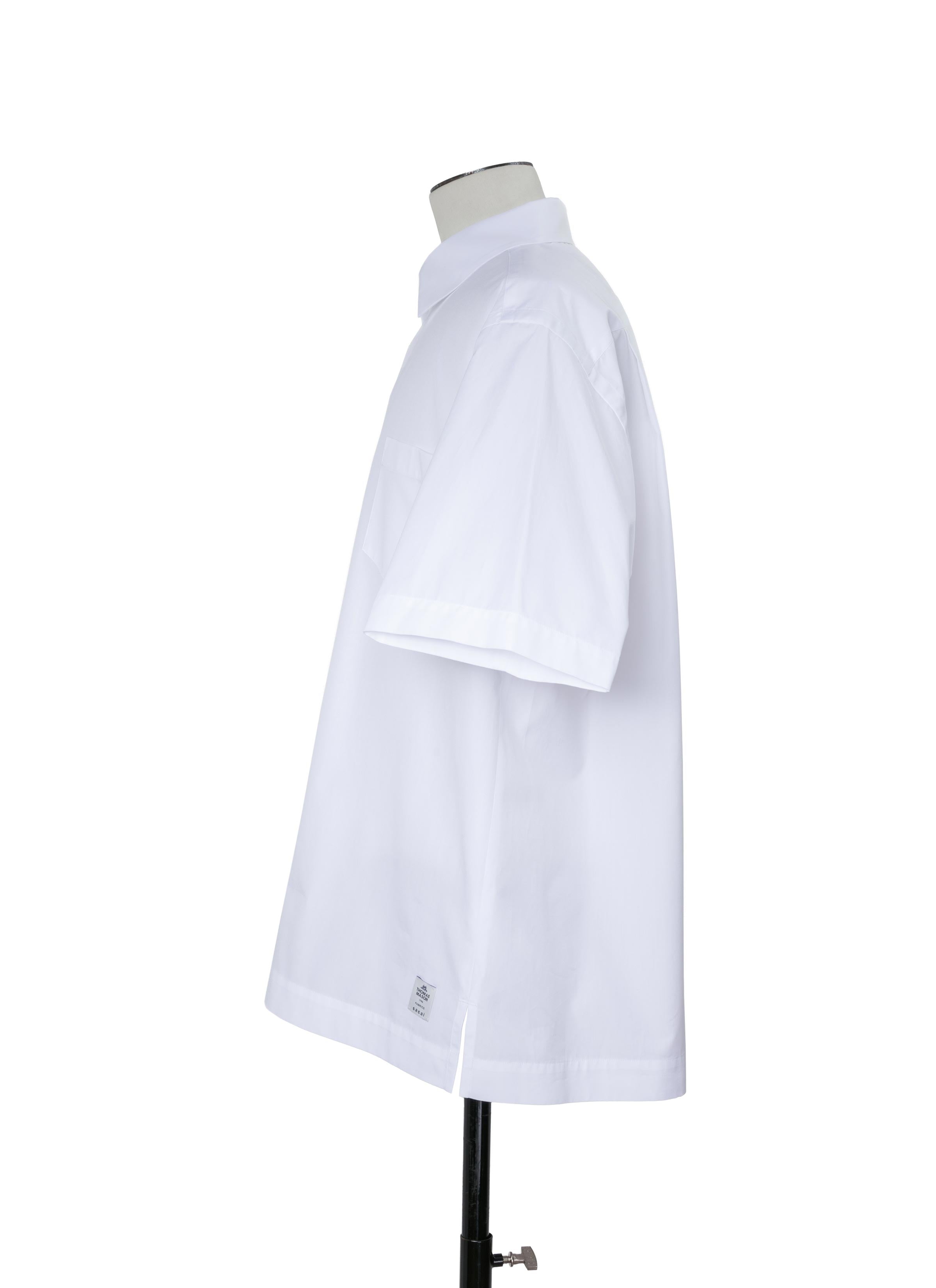 Thomas Mason / Cotton Poplin Polo Shirt
