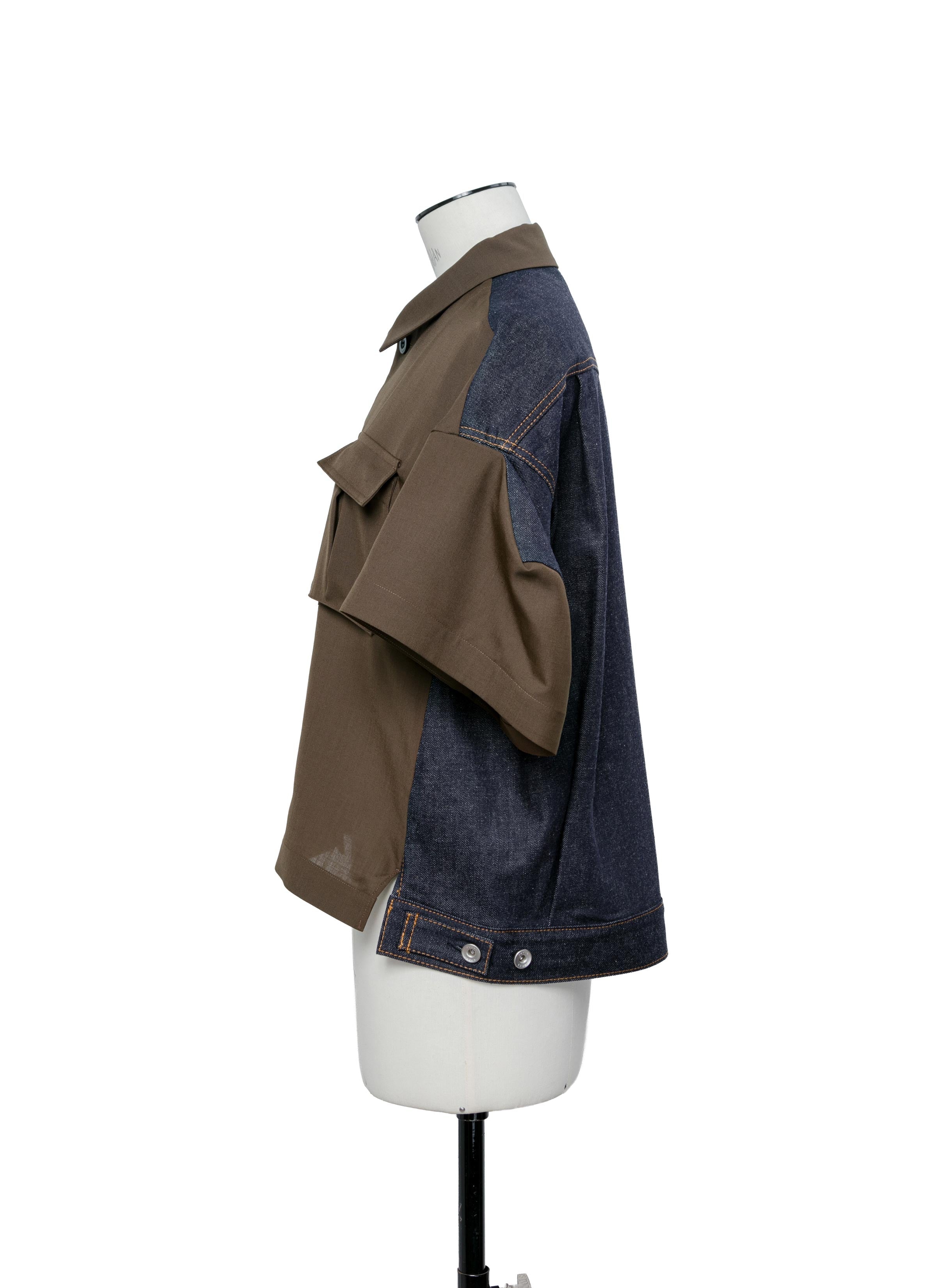 Suiting x Denim Shirt