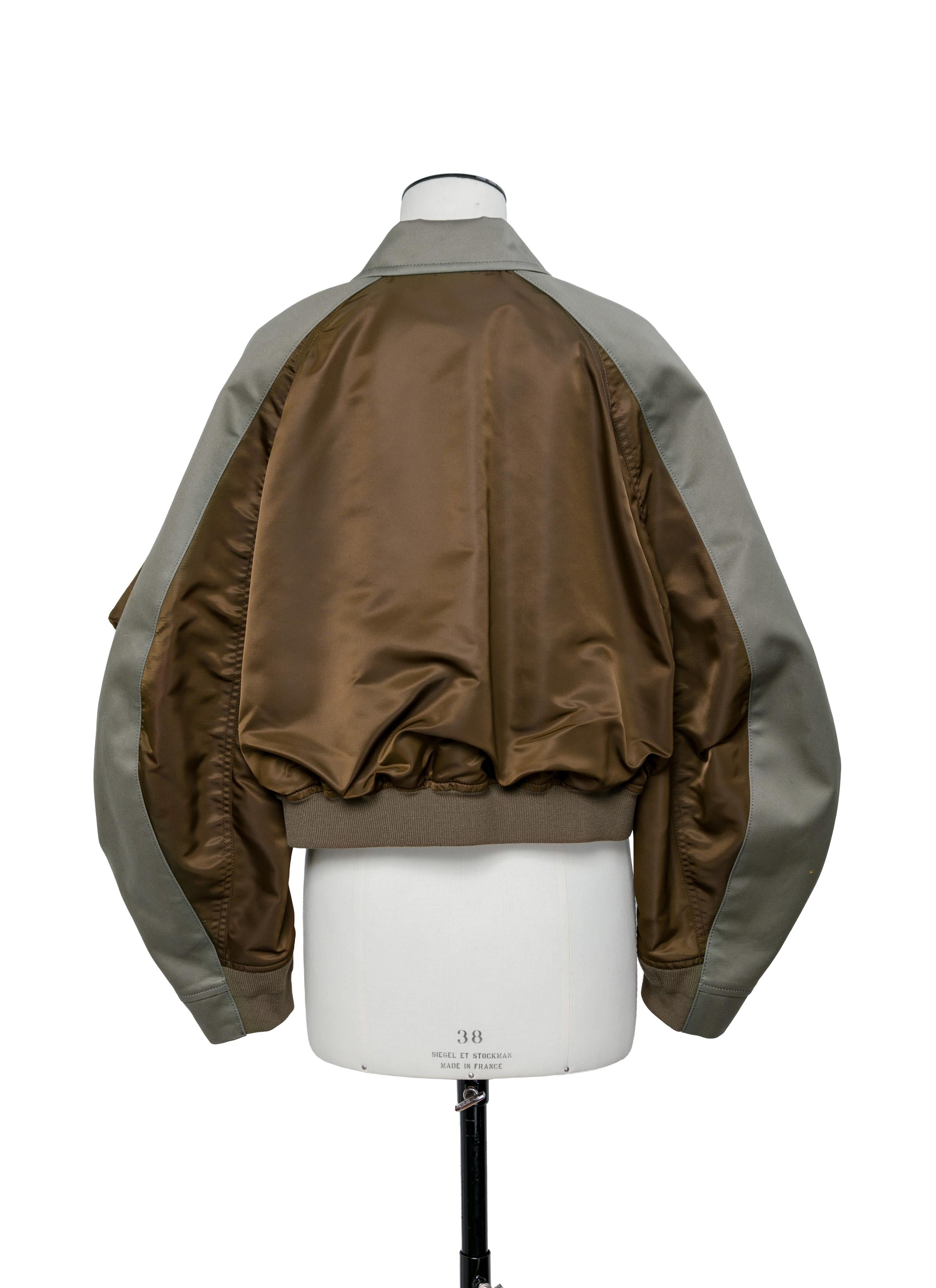 Cotton Chino x Nylon Twill Blouson