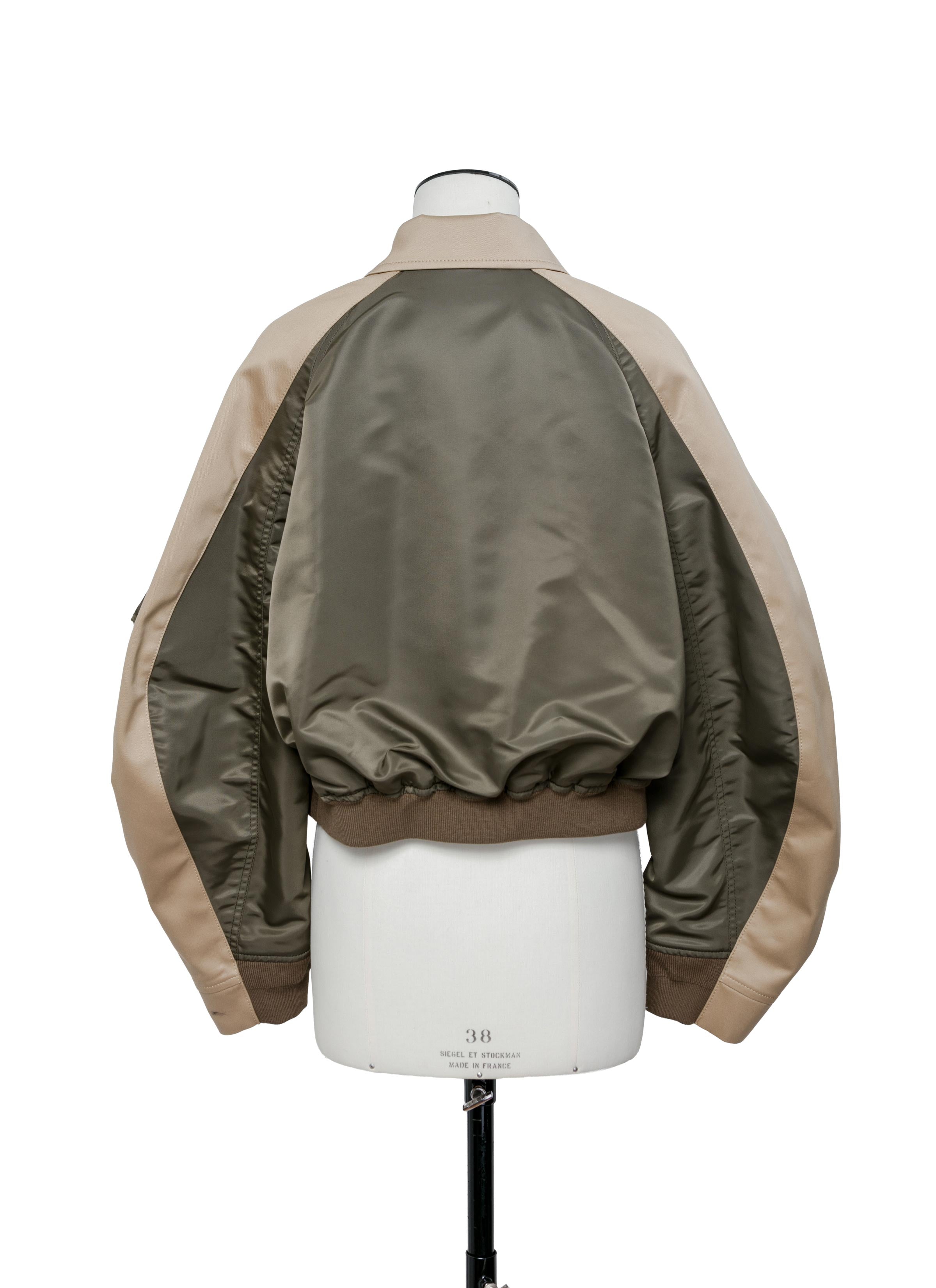 Cotton Chino x Nylon Twill Blouson