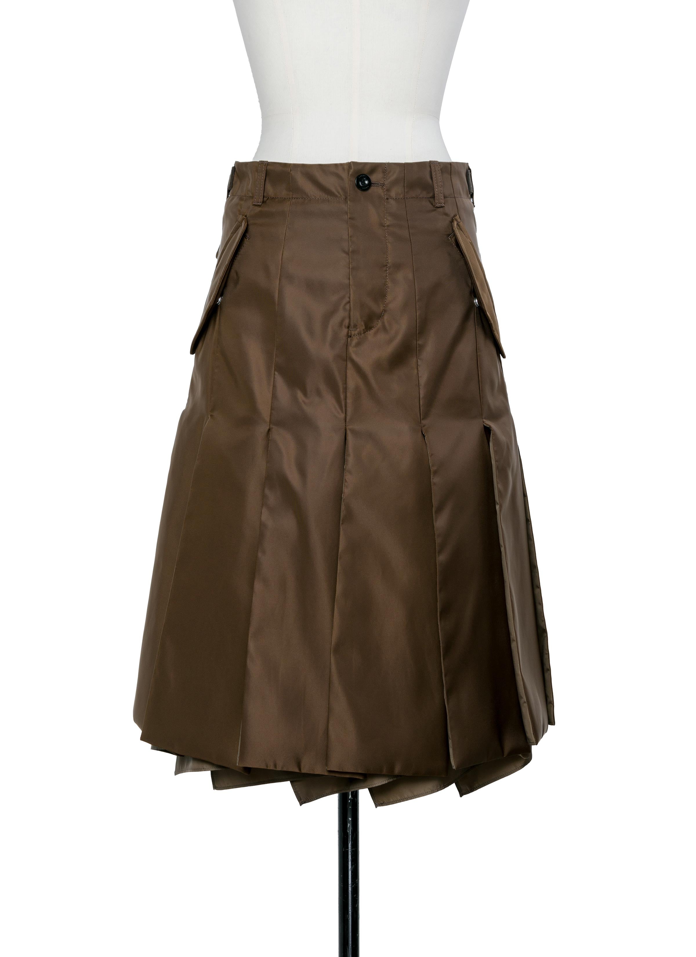 Nylon Twill Skirt