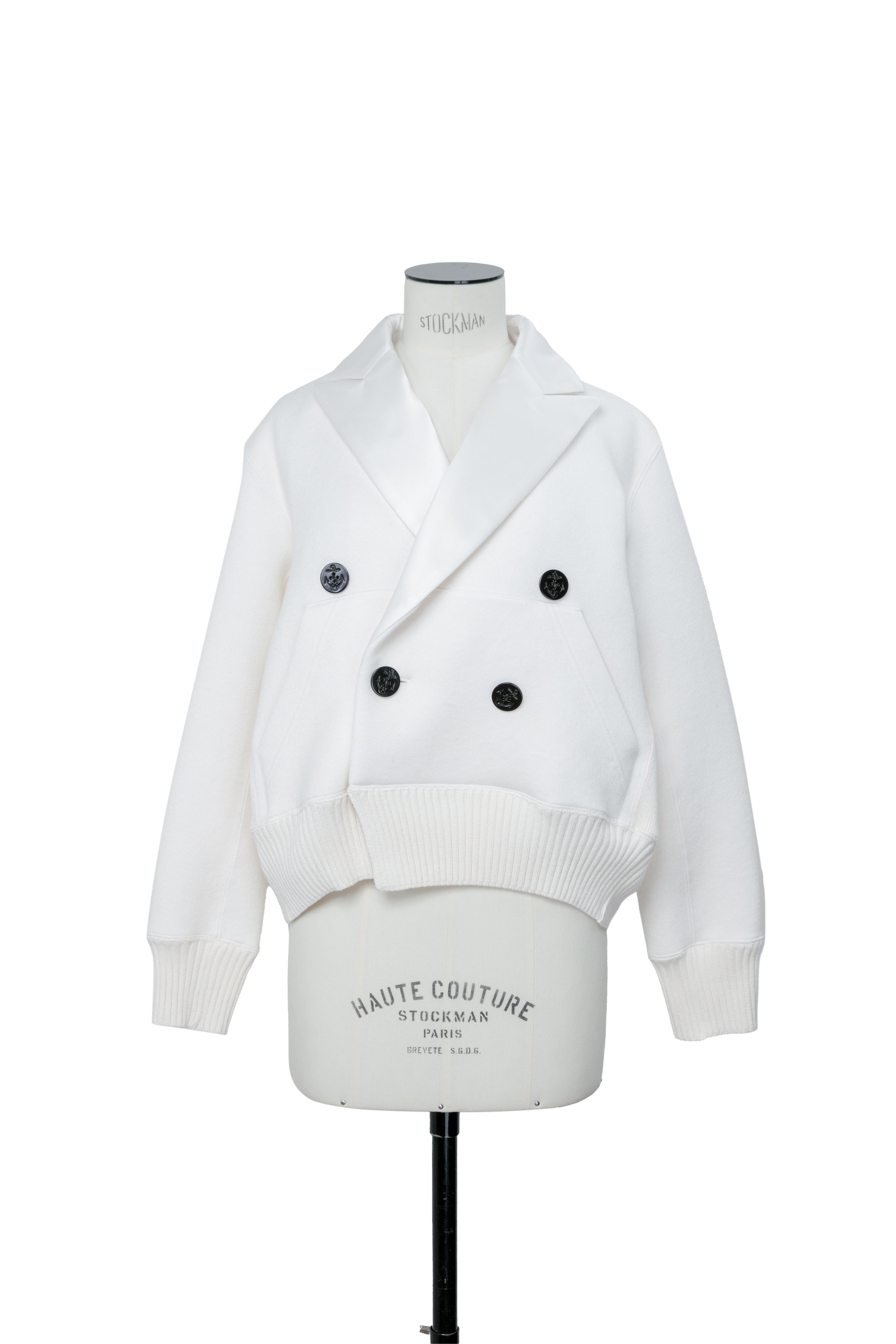 Cotton Cashmere Knit Jacket