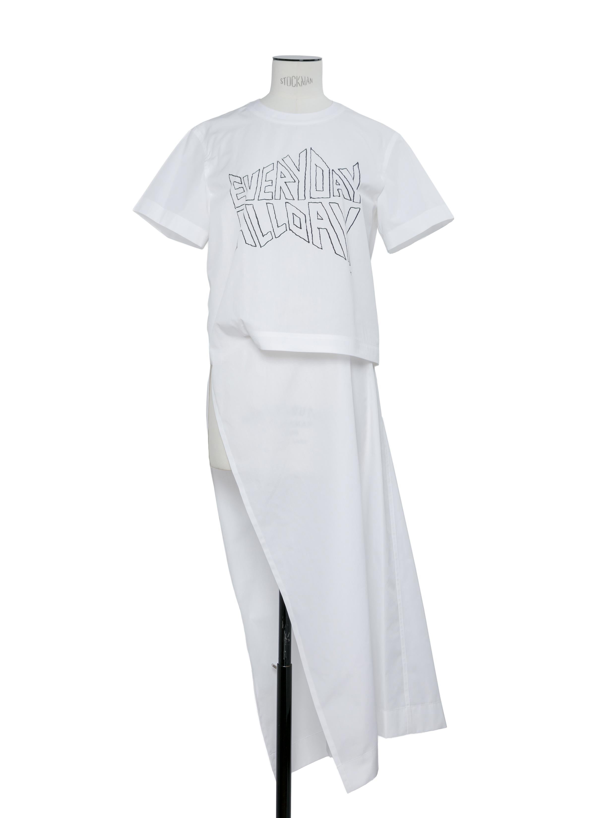 geoff sacai by Geoff Mcfetridge Poplin Dress