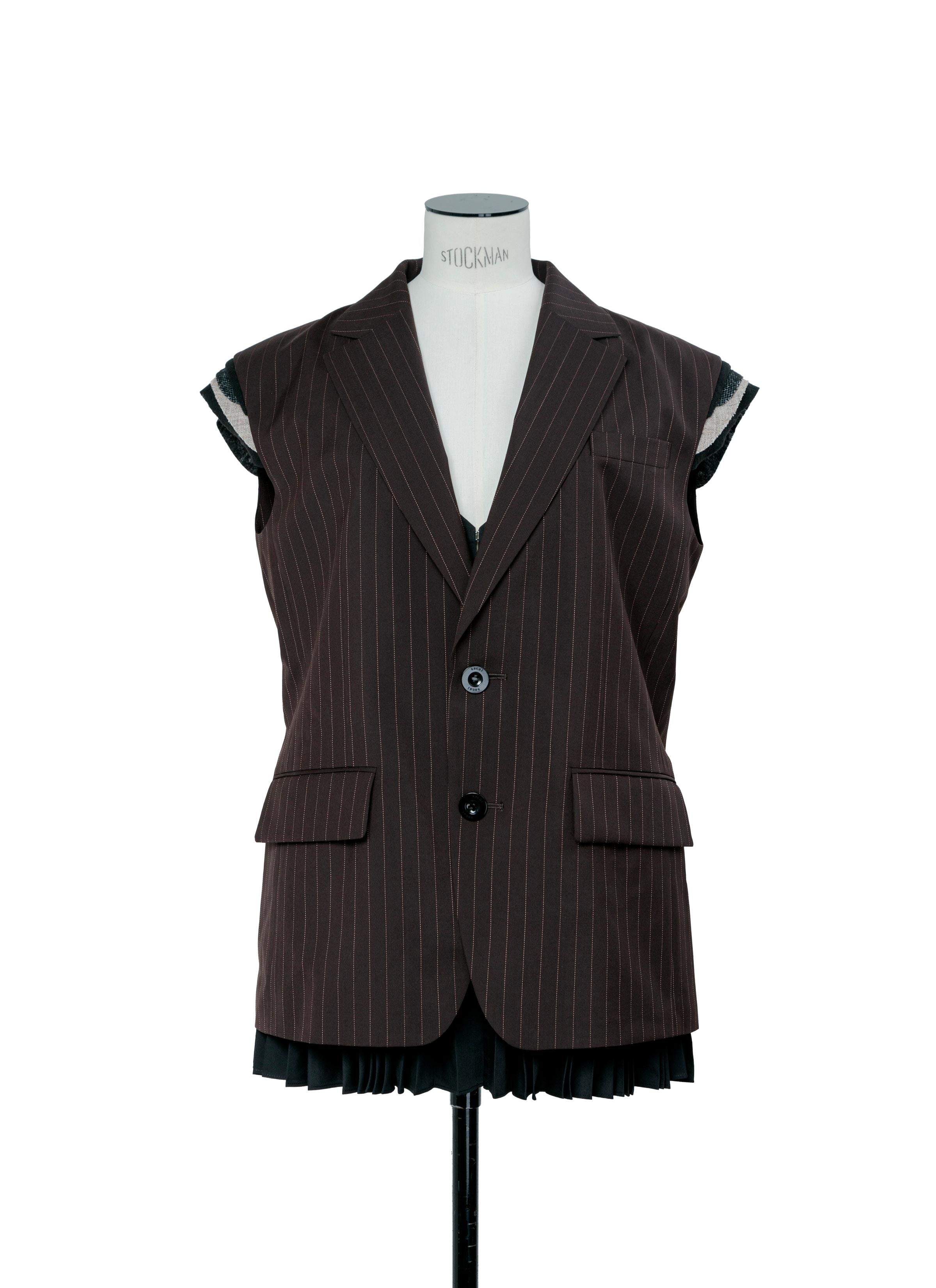 Chalk Stripe Vest