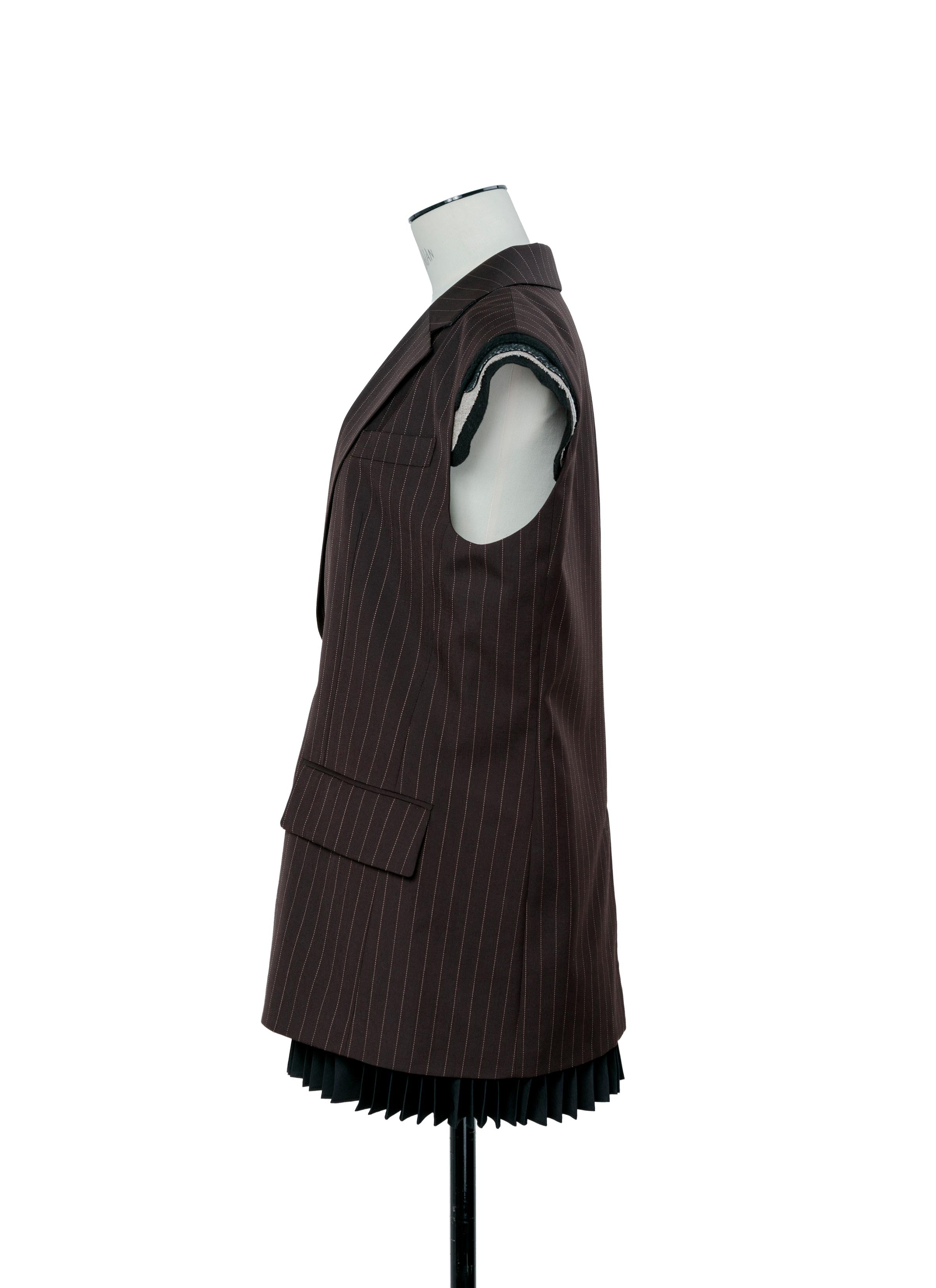 Chalk Stripe Vest