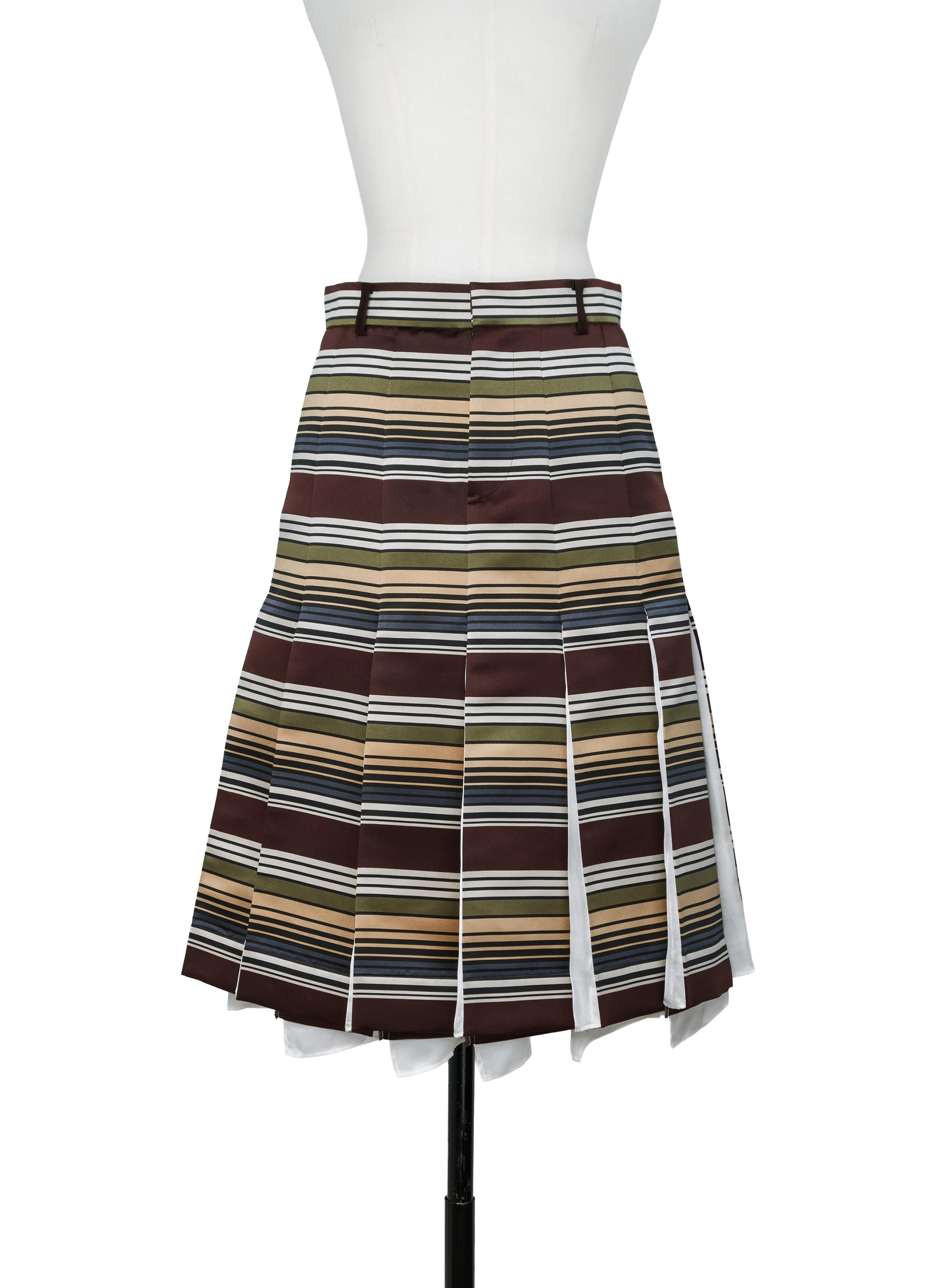 Horizontal Stripe Skirt
