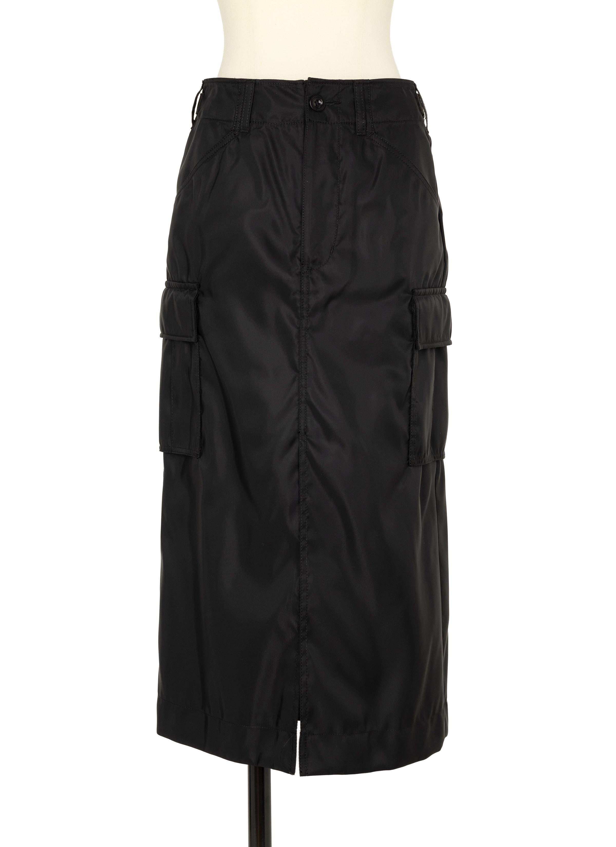 Nylon Twill Skirt