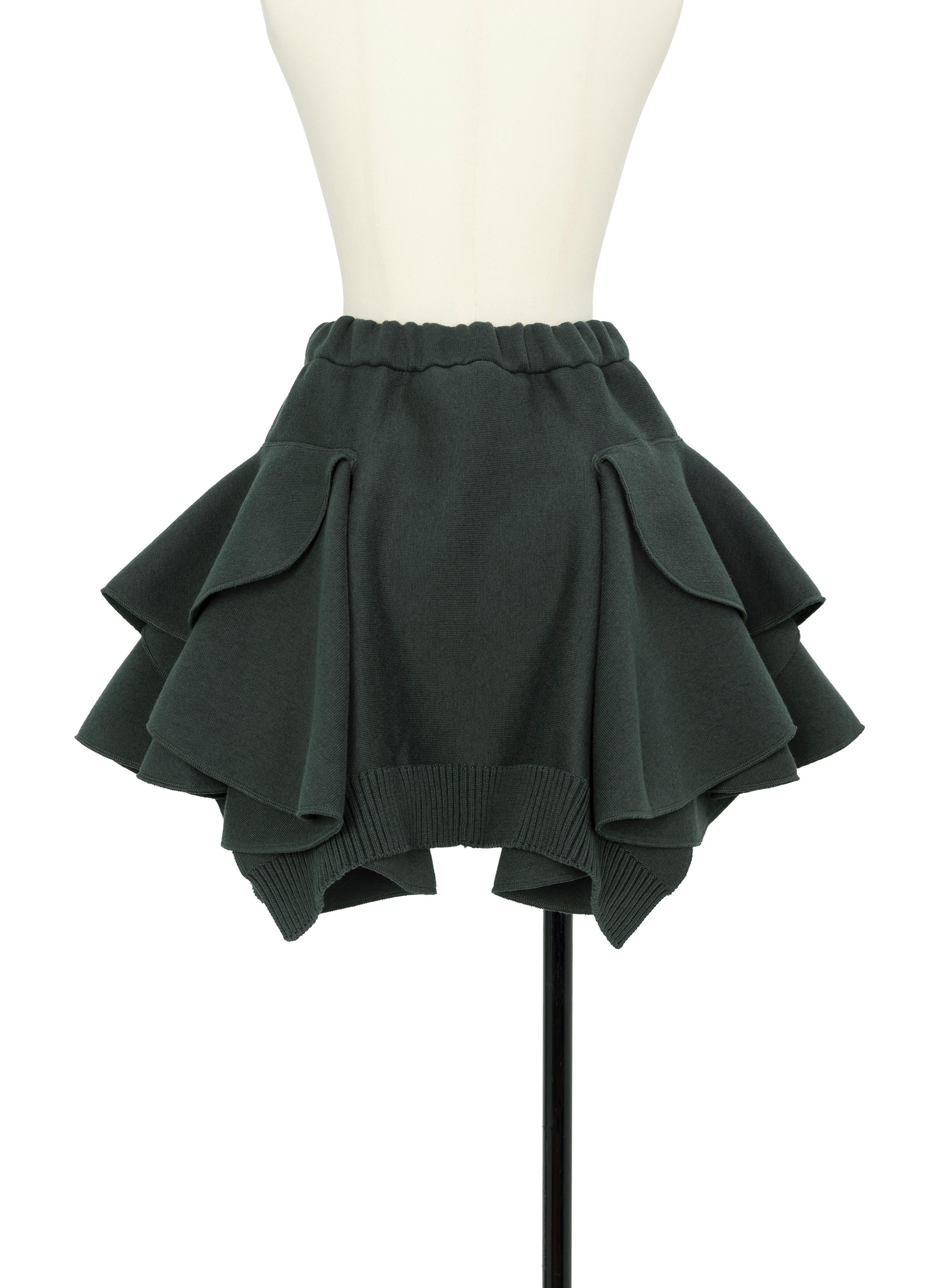 Cotton Cashmere Knit Skirt