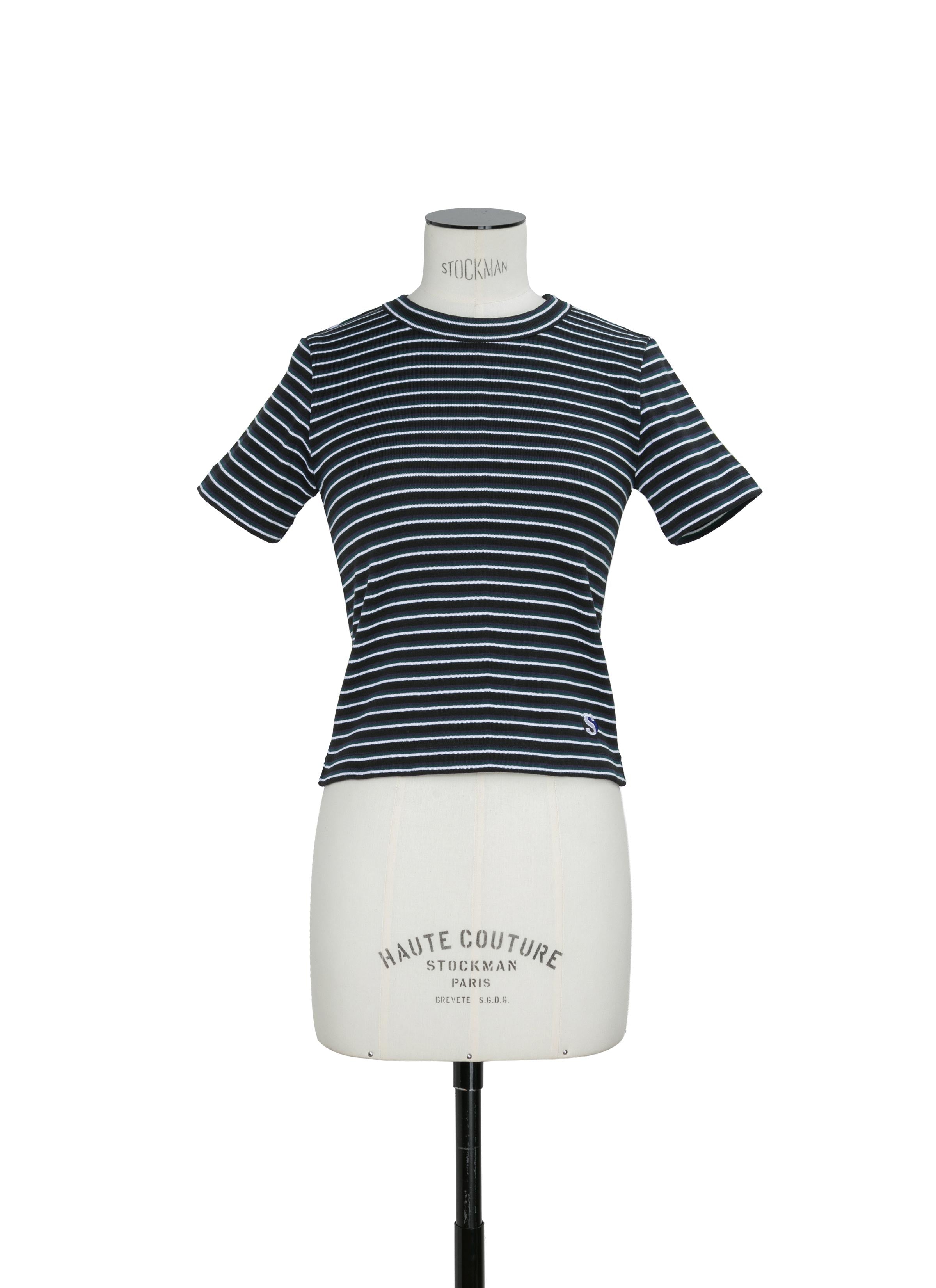 Stripe Cotton Rib T-Shirt