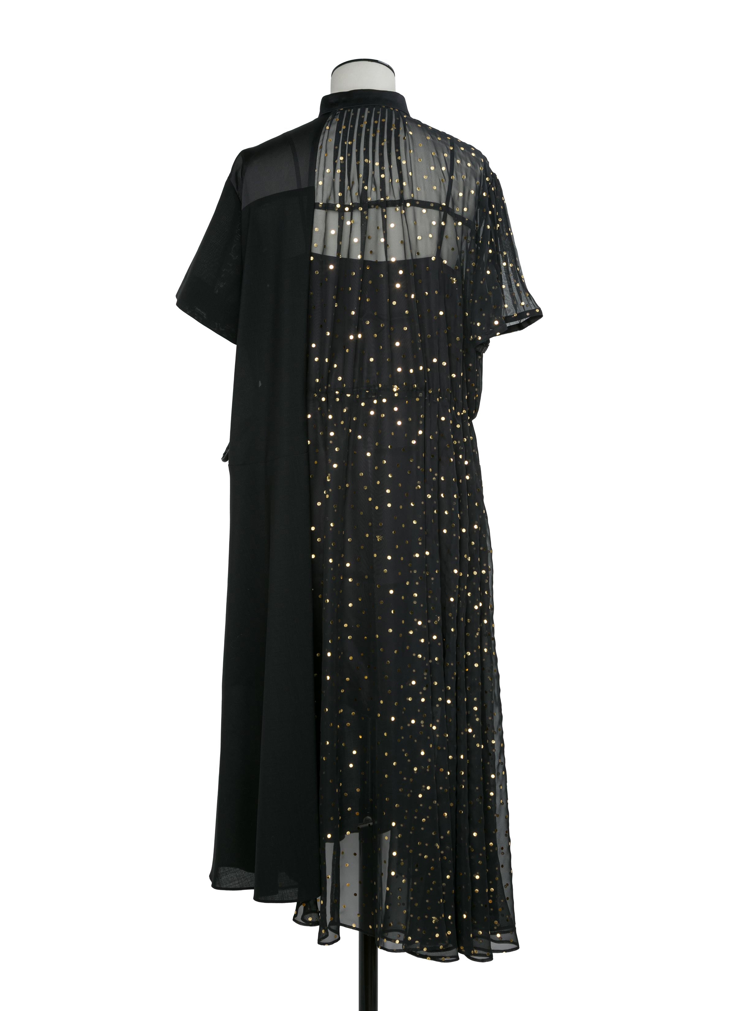 Wool Suiting x Polka Dot Dress