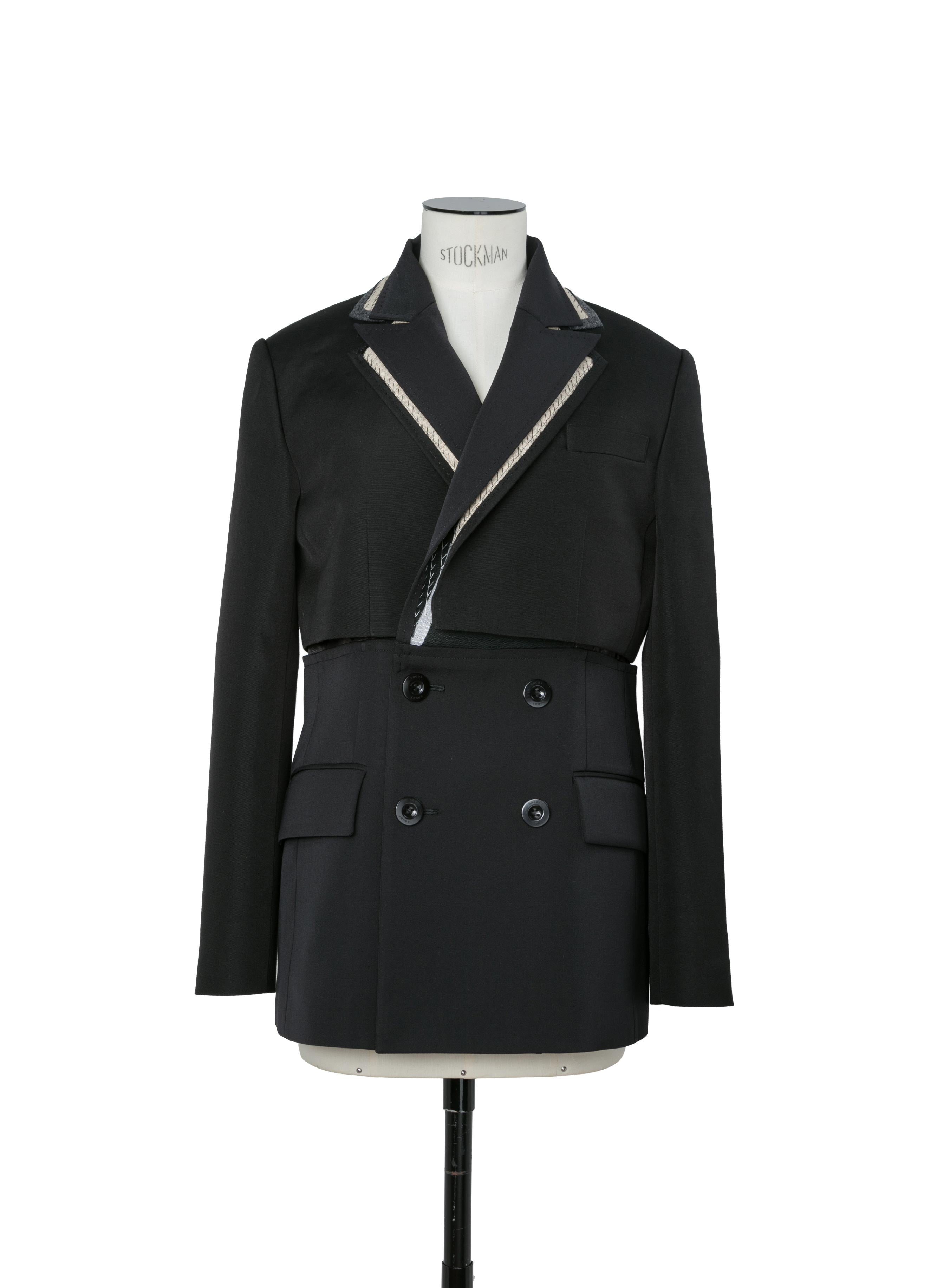 Double-Faced Silk Cotton x Doeskin Jacket