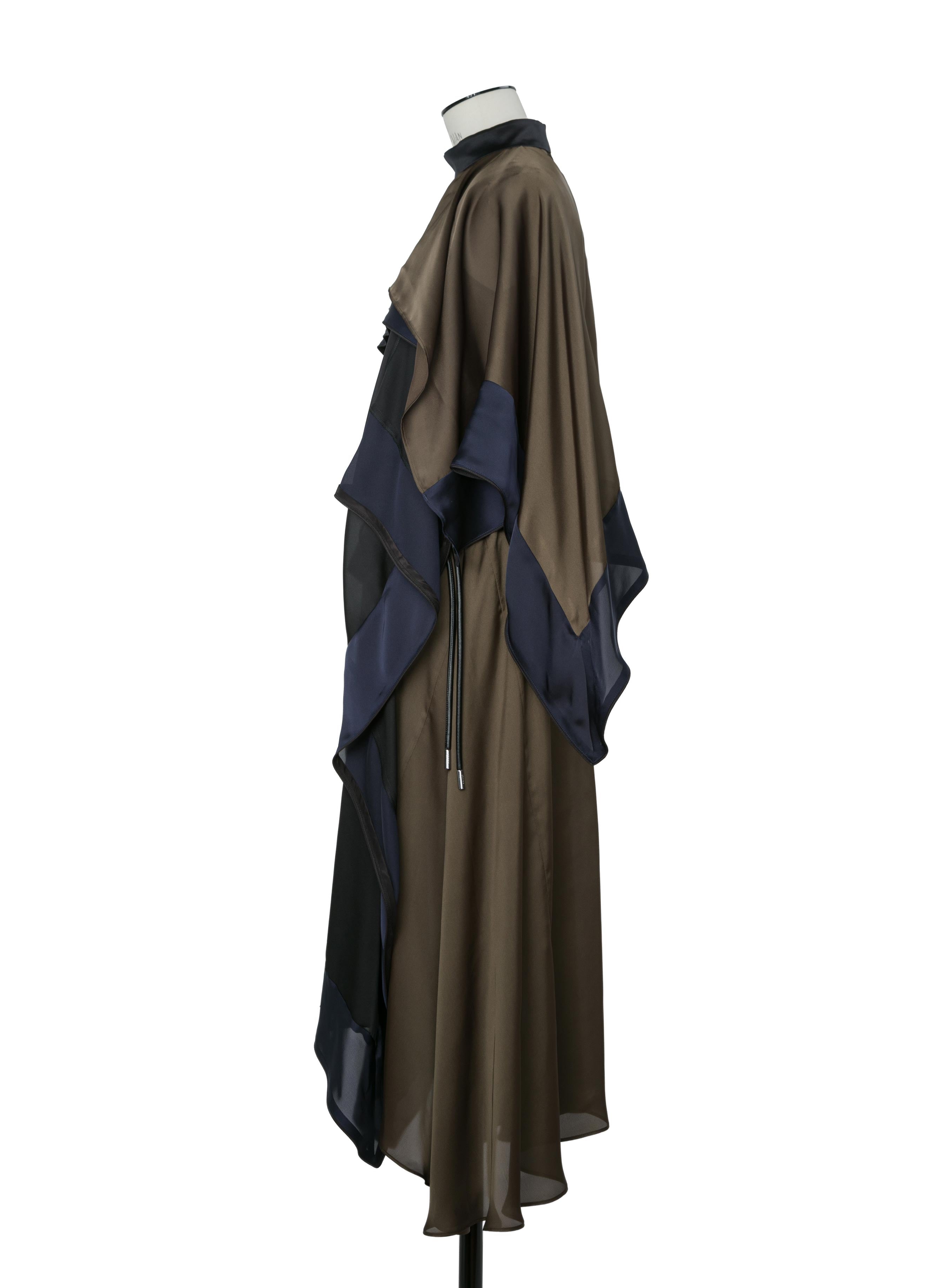 Satin x Chiffon Dress