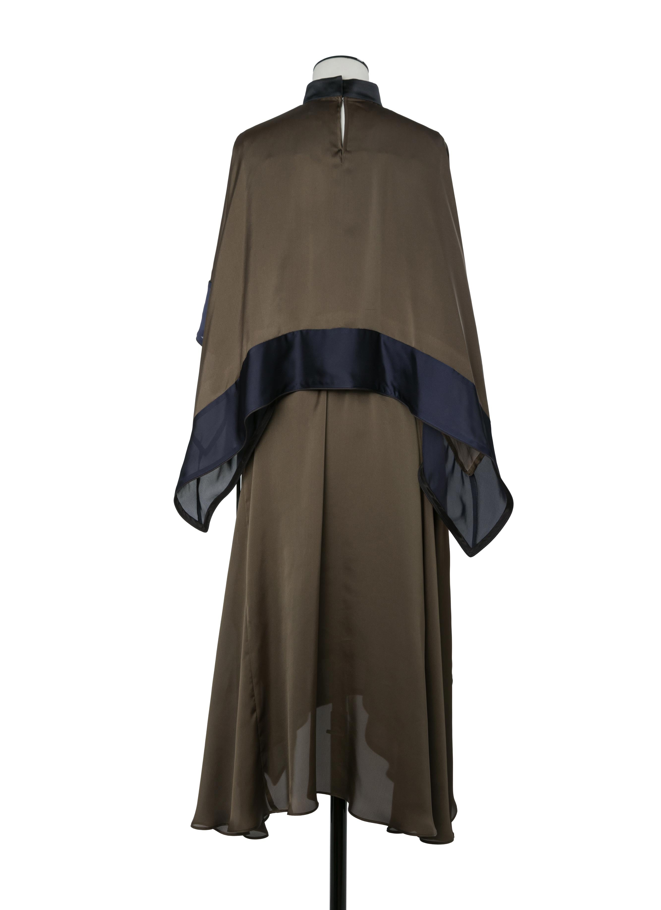 Satin x Chiffon Dress