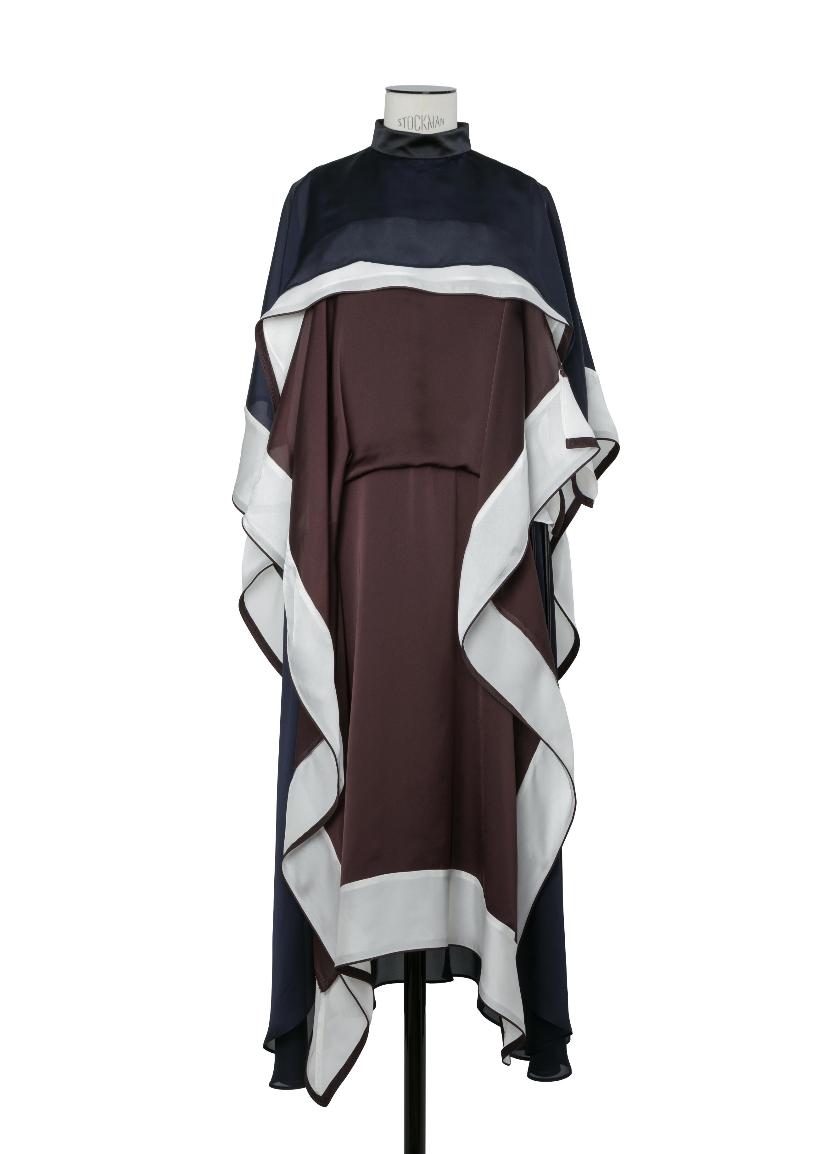Satin x Chiffon Dress